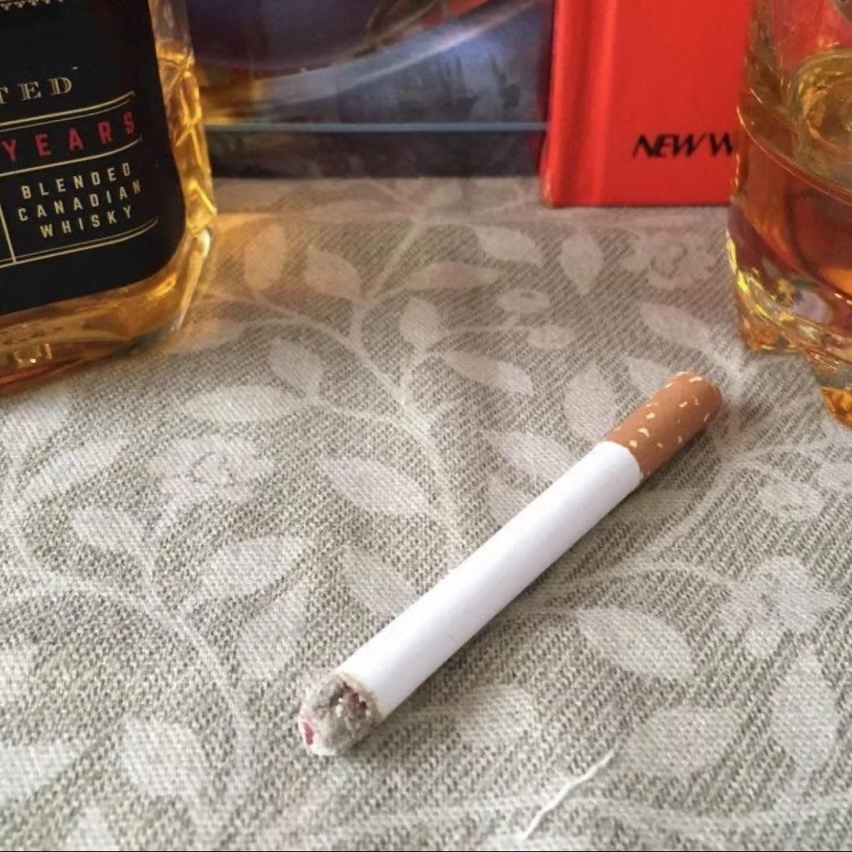 12 Pack of 3.25 Inch Realistic Fake Cigarettes - Durable Faux Cigs for Themed Parties, Halloween Costumes, Theater Performances & Movie Props