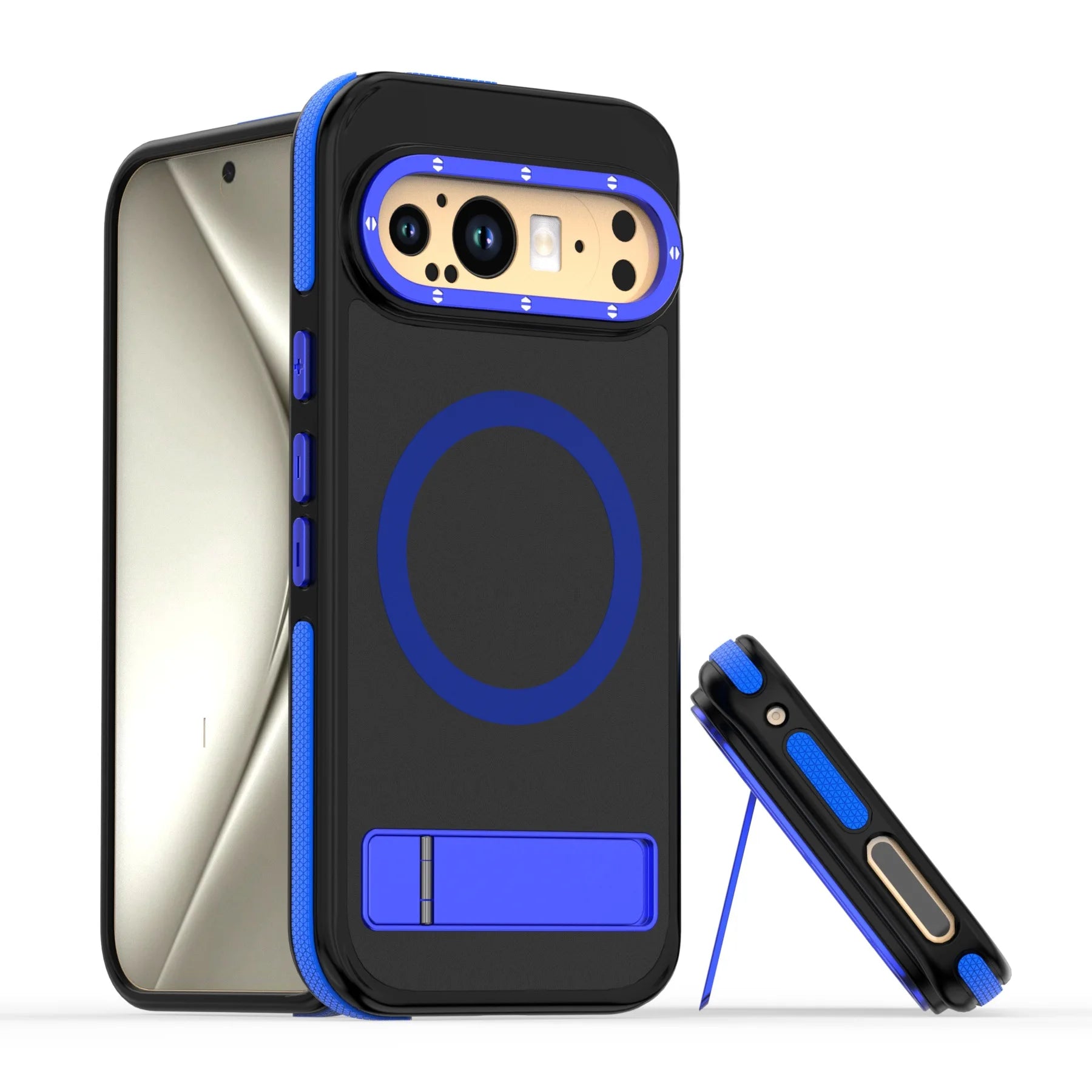 Google Pixel 9 Pro Magnetic Case - Shockproof Hard Shell with Wireless Charging Compatibility | Perfect for Home, Office & Travel Protection