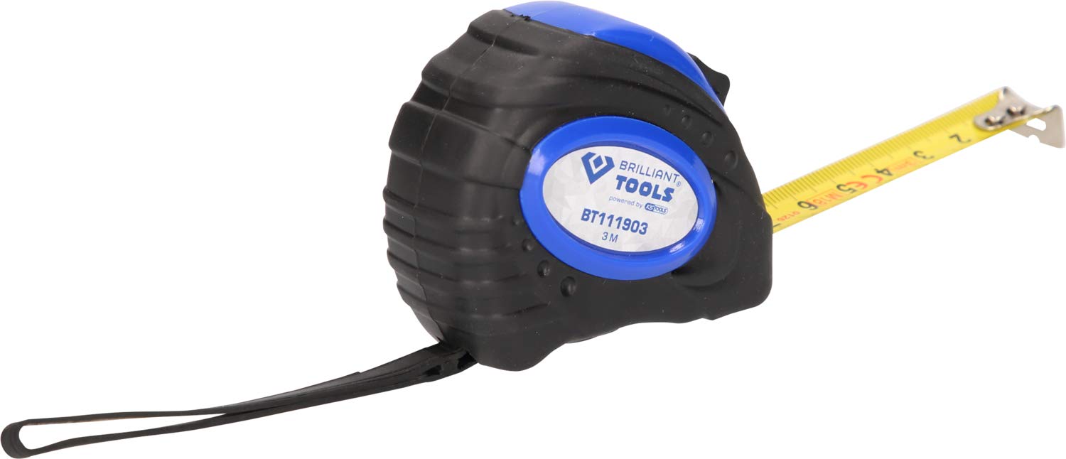 Brilliant Tools BT111903 3m Tape Measure - for DIY & Construction