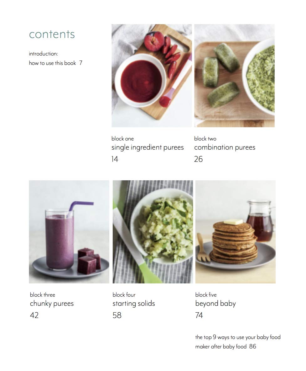 Organic Baby Food Cookbook - Easy Puree & Whole Food Recipes for Babies & Toddlers | Homemade Meals