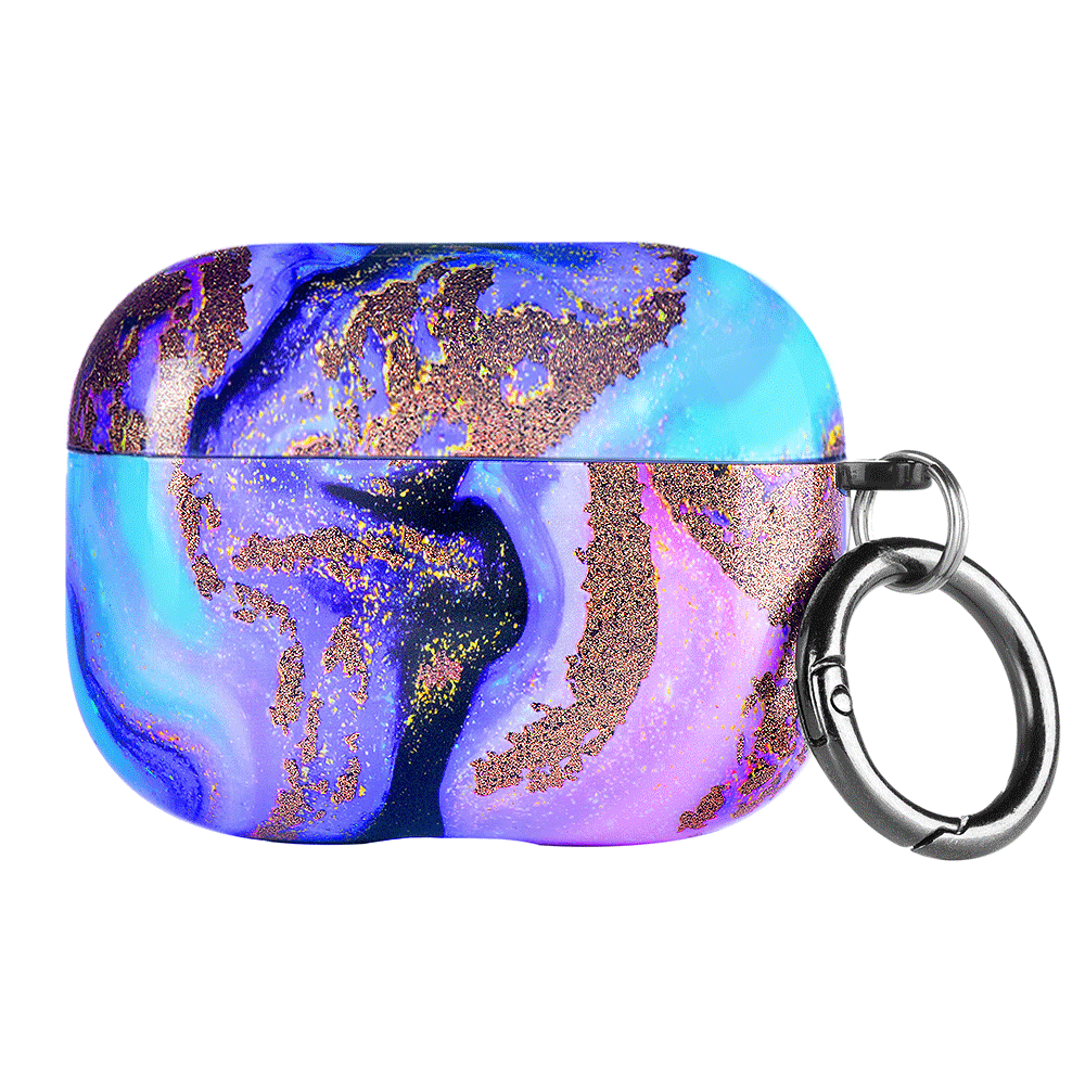 Sparkly Galaxy Glitter AirPods Case - Protective Cover for AirPods 1/2/3 & Pro - Stylish & Durable Design for Daily Use, Travel & Gym