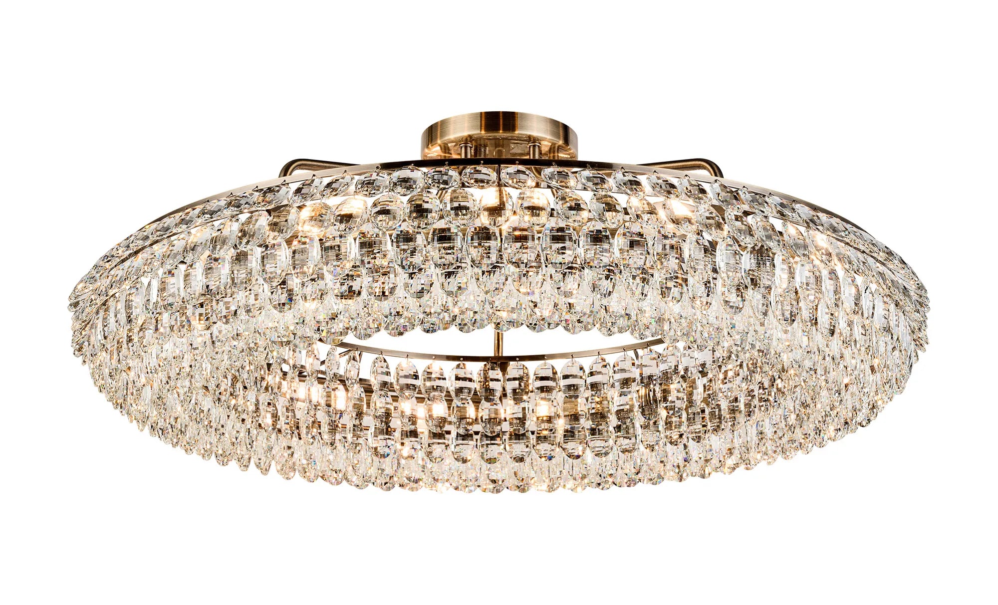 Antique Brass & Clear
