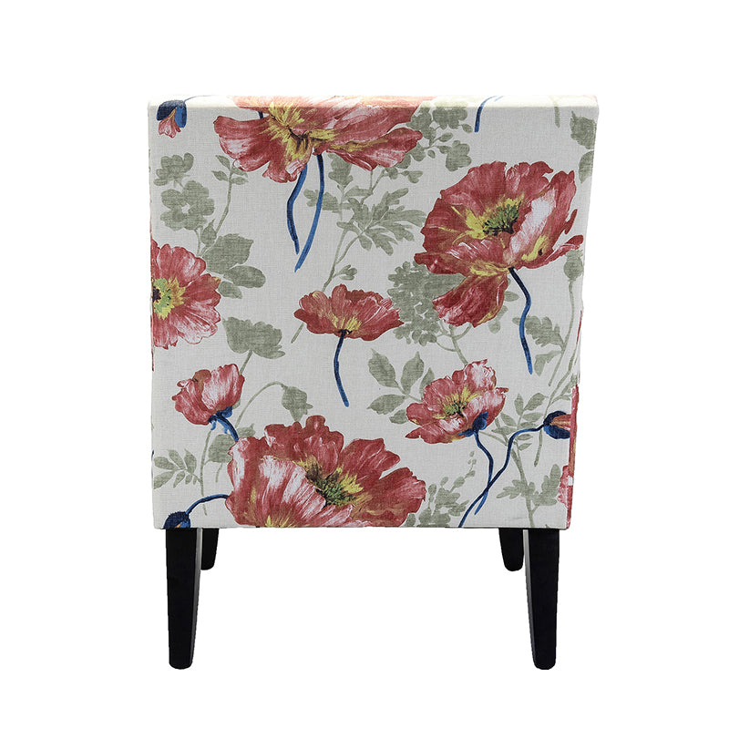 Bradley Armchair - Modern Accent Chair for Living Room, Bedroom & Office - Comfortable Upholstered Lounge Chair with Sturdy Wooden Legs - Perfect for Relaxing, Reading & Decorating Your Home