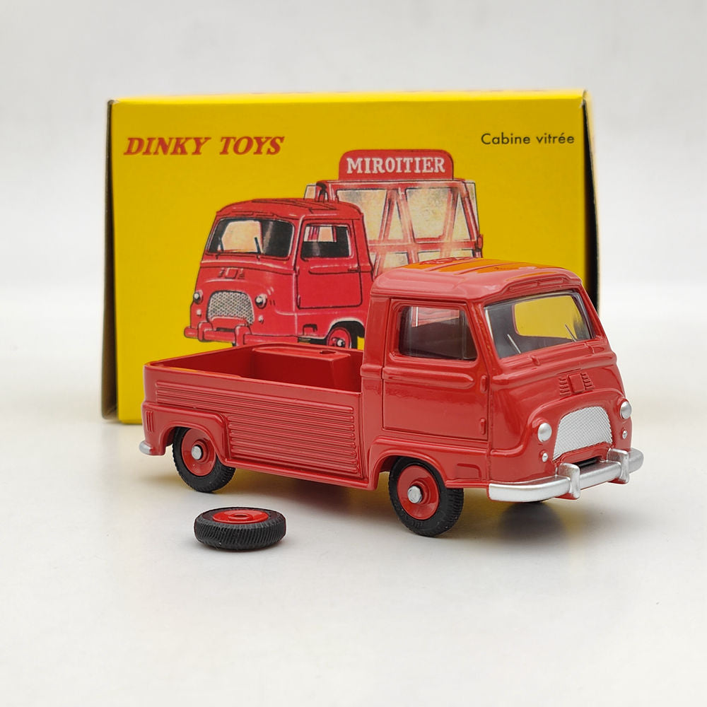 DeAgostini Dinky Toys 564 563 Red Miroitier Estafette Renault Cabine Vitree Diecast Model Car - 1:43 Scale Vintage Collectible Vehicle for Display & Gift Giving