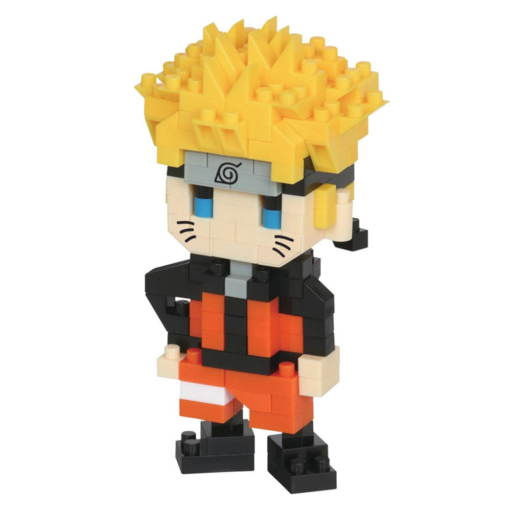 Nanoblock Naruto Shippuden Naruto Uzumaki Building Kit - NBCC 134 - Perfect for Anime Fans & Collectors | Great Gift for Birthday & Home Decoration