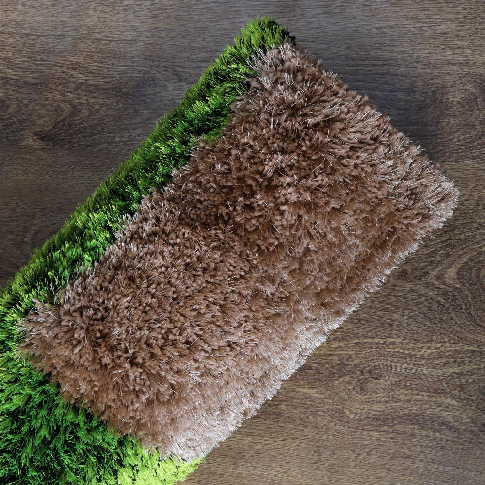 Modern Cubic Hand Tufted Wool Area Rug - Soft Non-Slip Living Room Carpet for Bedroom, Nursery & Home Decor