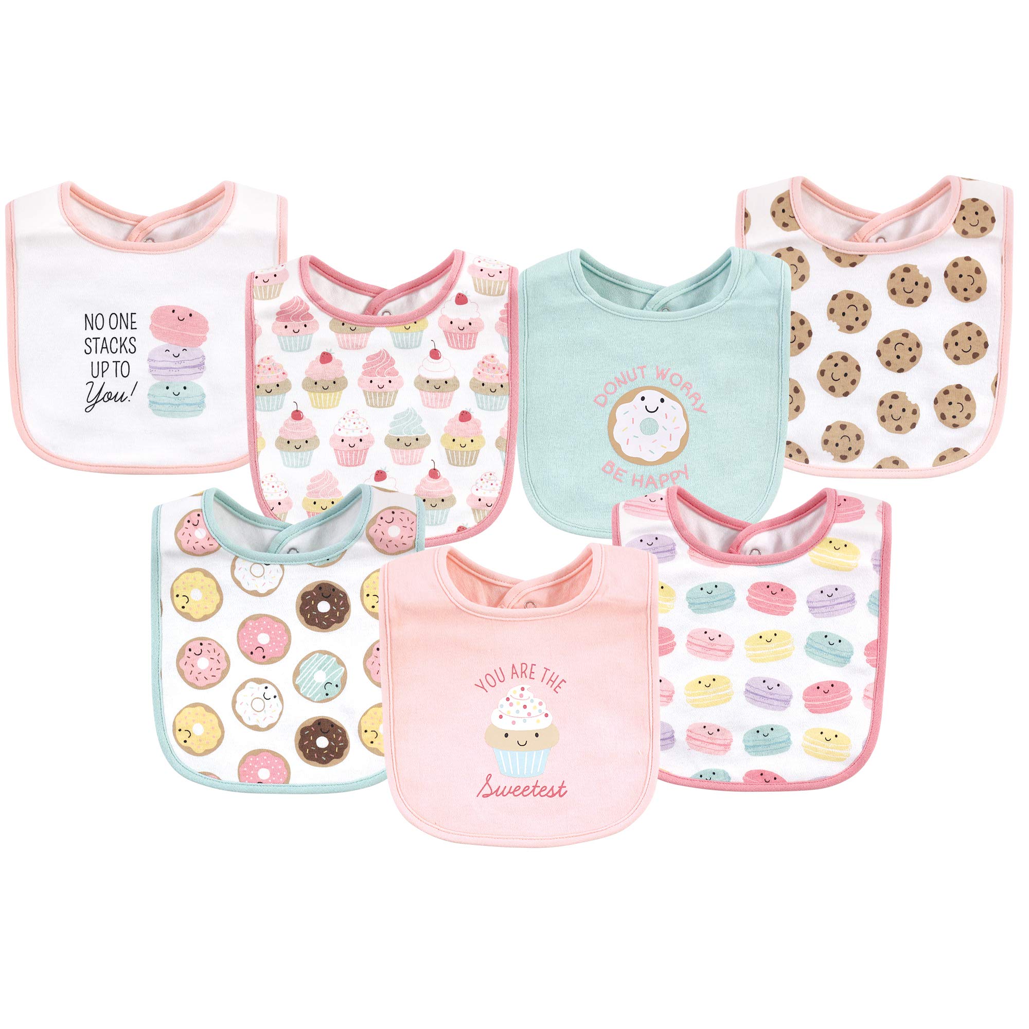 Hudson Baby Unisex Cotton Bibs for Babies & Toddlers - Soft, Absorbent, and Durable for Feeding, Mealtime, and Drool Protection