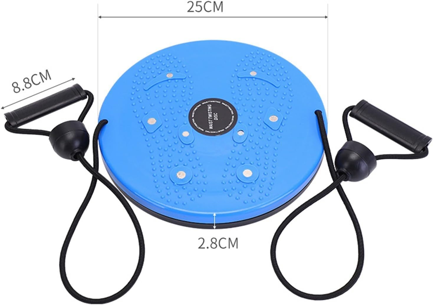 Waist Whisper Disc Ab Twister Board - Core Workout Equipment for Waist Slimming & Toning - Strengthen Abs & Obliques - Perfect for Home Gym, Office Fitness & Weight Loss Routines