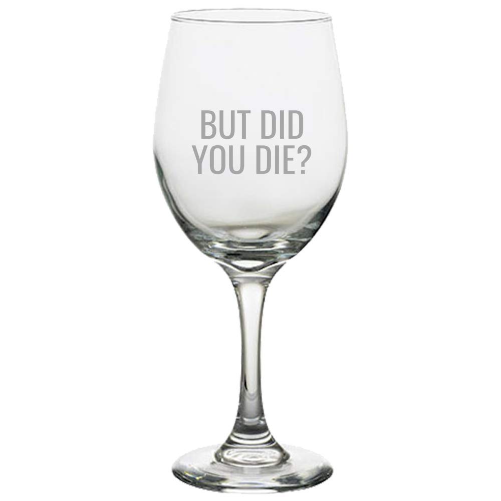 Funny Personal Trainer Gift - Fitness Instructor Wine Glass - Gym Coach Present - But Did You Die - Perfect for Workout Motivation & After-Training Relaxation