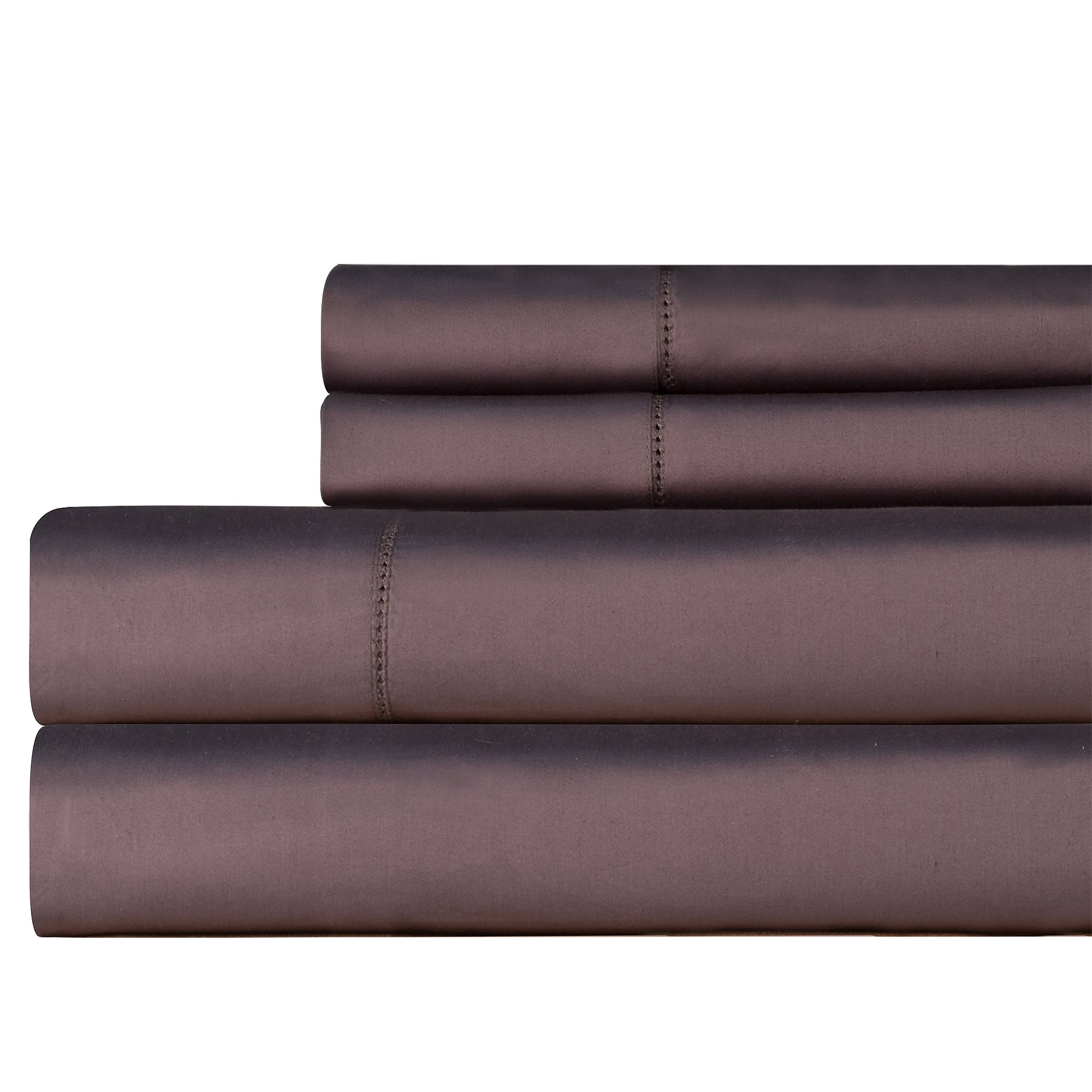 Celeste Home 610 Thread Count Premium Pillowcase Set - Standard Size, Soft Grey - Luxury Bedding for Hotels, Guest Rooms & Home Decor