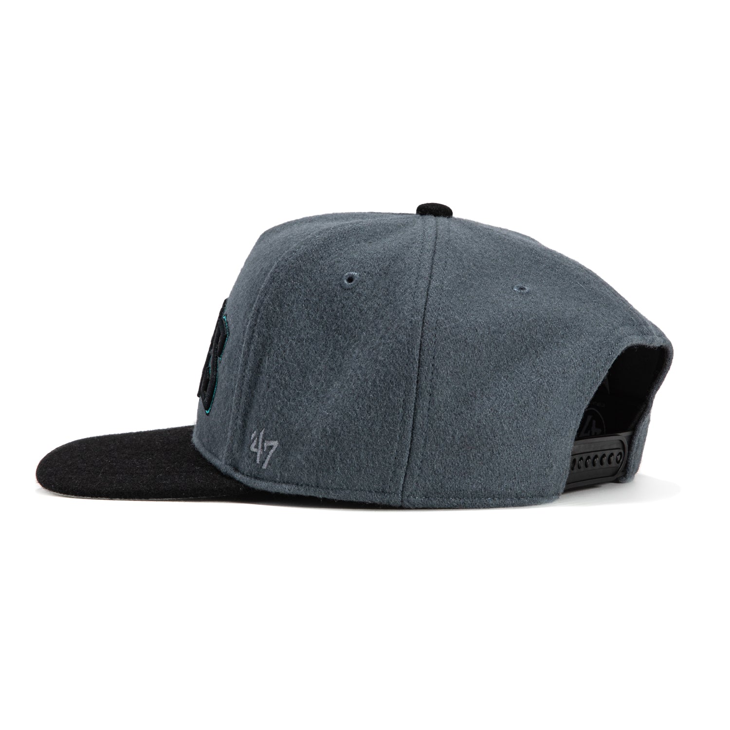 47 Brand Hitch Arizona Diamondbacks Adjustable Snapback Baseball Cap - Graphite & Black Jersey Hat for Men's Sports Fan Gear | Game Day, Casual Wear & Team Spirit Accessories