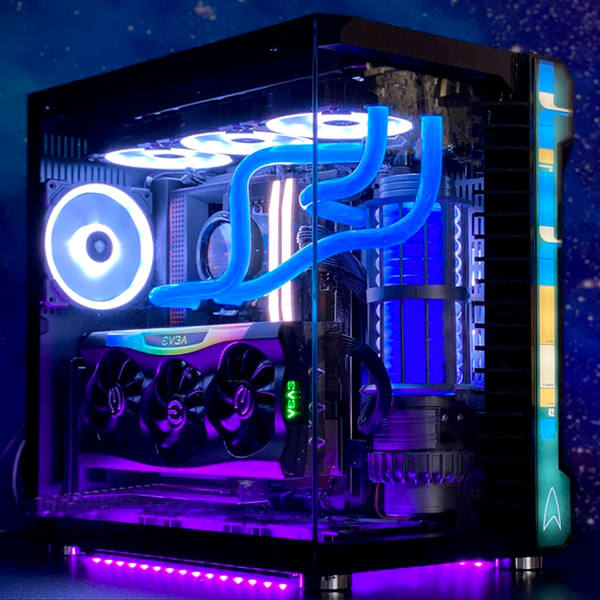 Geek Machine™ Star Trek Warp Core Edition Gaming PC - AMD Ryzen 9 7950X3D Prebuilt Desktop Computer for 4K Gaming, Streaming & VR | Perfect for Sci-Fi Fans & High-Performance Computing