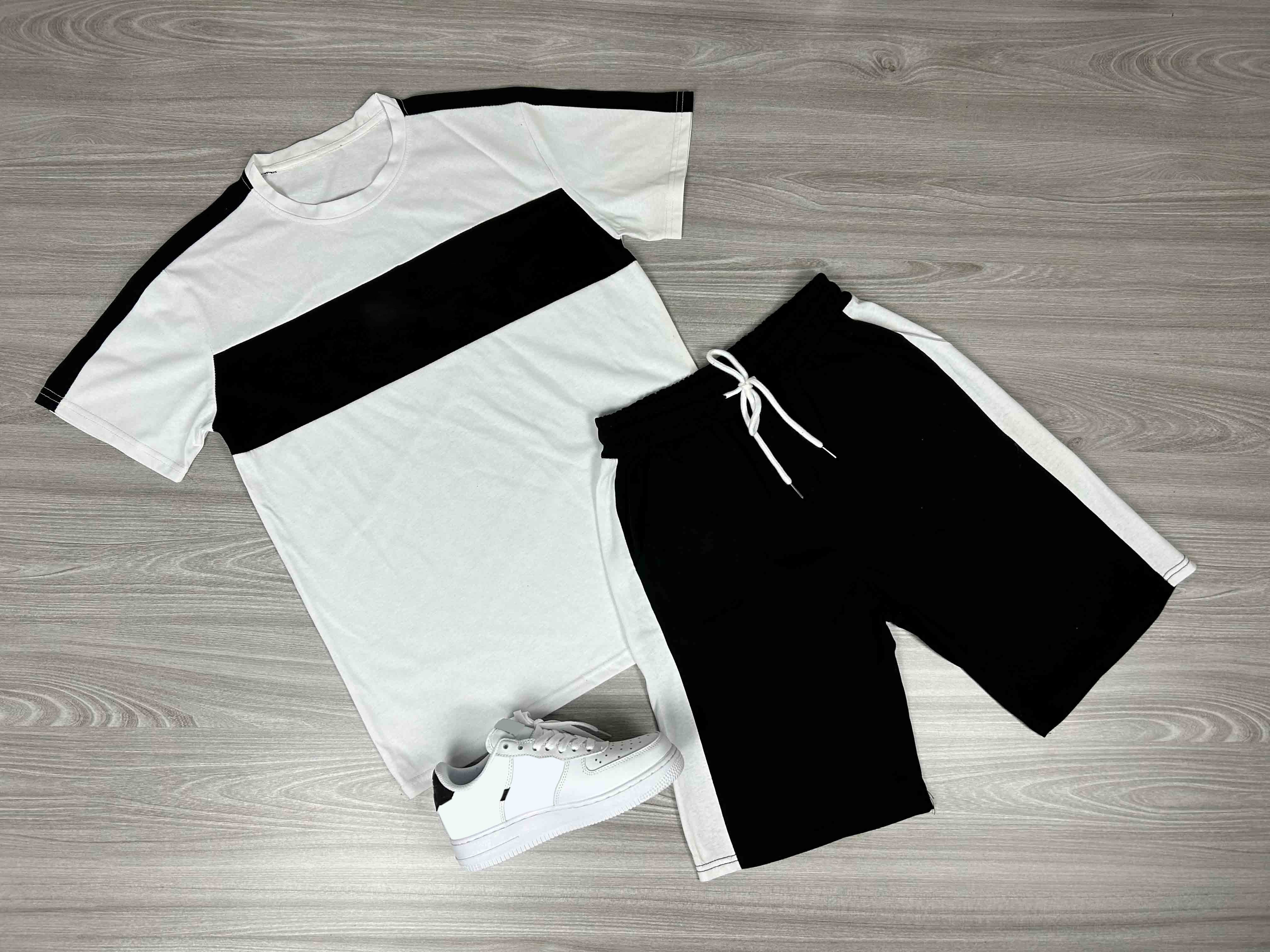 Men's Casual Short Sleeve T-Shirt & Athletic Shorts Set - Comfortable Summer Outfit for Gym, Running, and Everyday Wear
