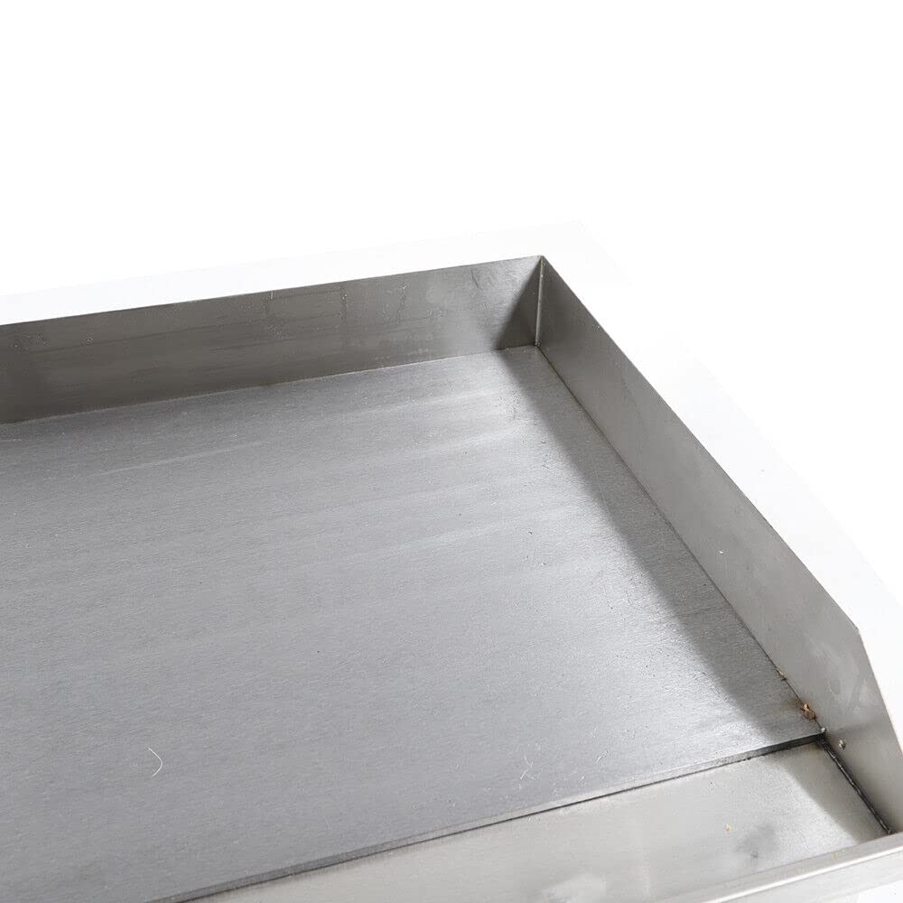 29 Inch Commercial Electric Griddle - 110V 4400W Stainless Steel Flat Top Grill with Adjustable Temperature (122-572°F) | Non-Stick Countertop Griddle for BBQ, Pancakes, Burgers & Restaurant Cooking