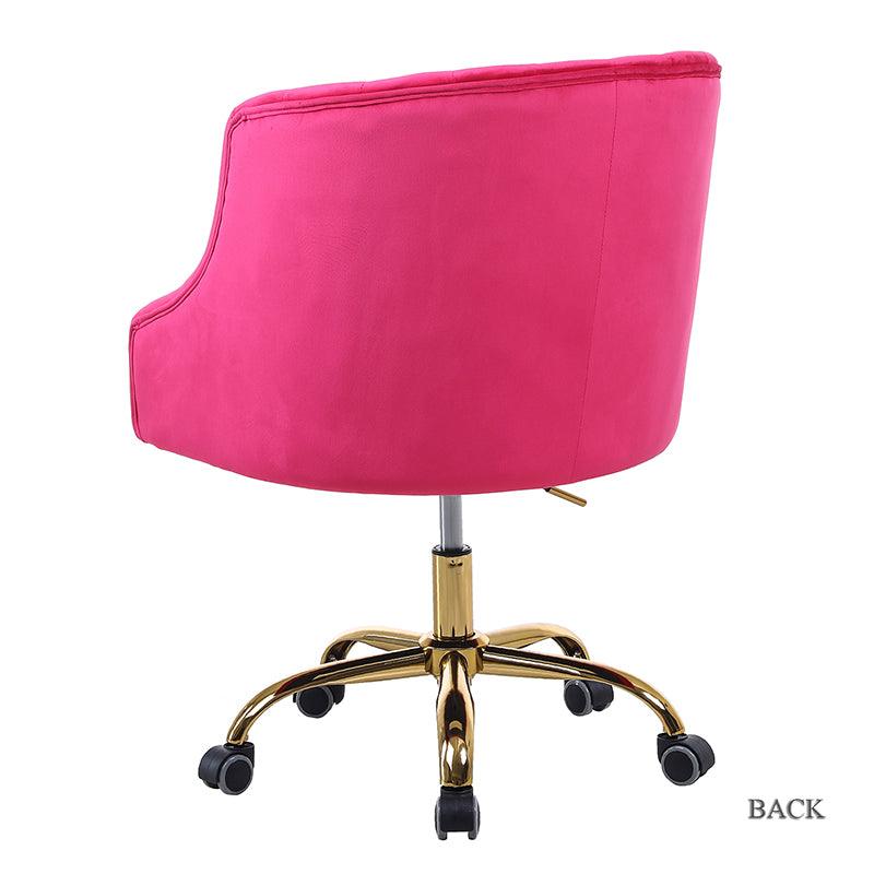 Penelope Velvet Tufted Office Chair - Ergonomic Executive Desk Chair with Lumbar Support - Perfect for Home Office, Gaming & Workspace Comfort