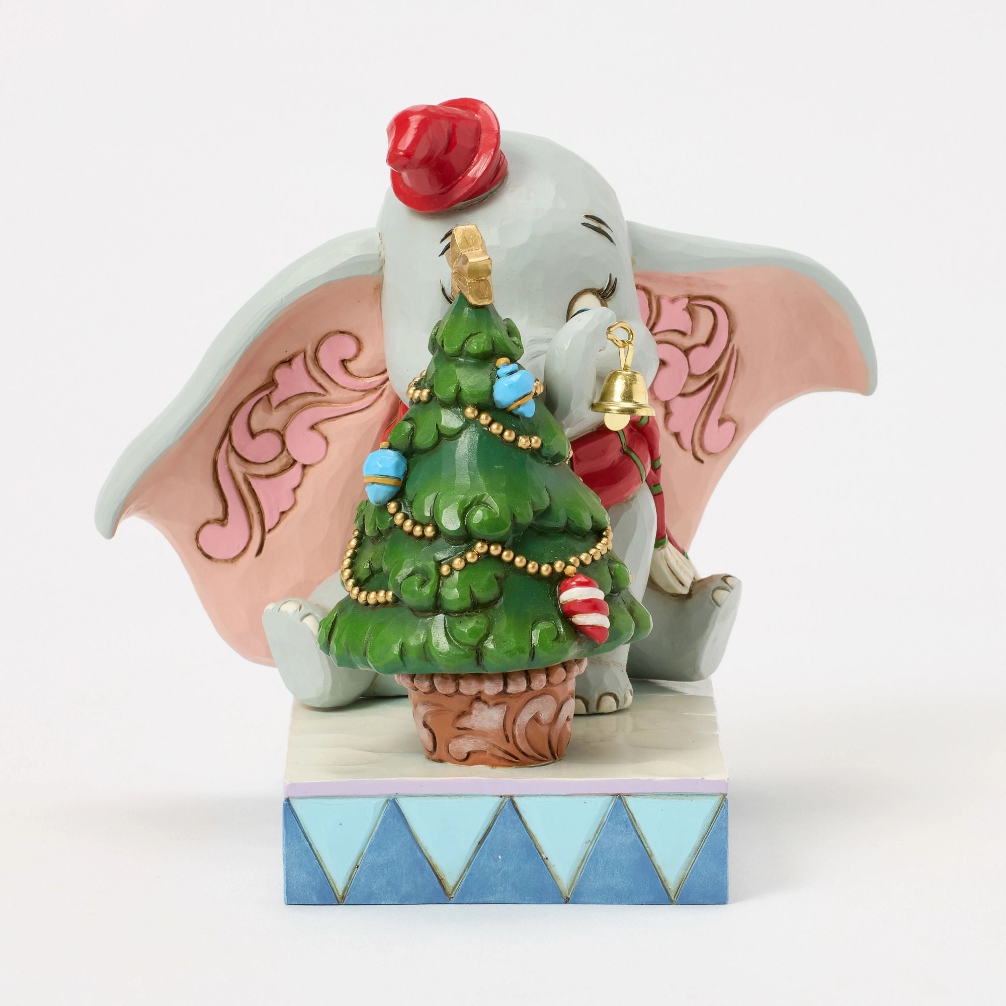 Dumbo Christmas Plush Toy - Disney Dumbo Elephant Stuffed Animal for Kids, Holiday Gift & Decor - Perfect for Christmas Decorations, Stocking Stuffers & Disney Collections