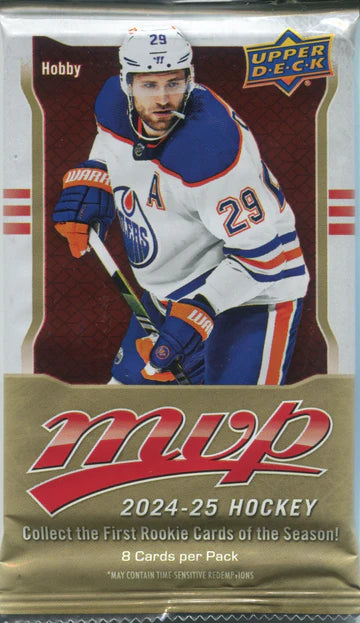 2024-2025 Upper Deck MVP Hockey Hobby Box - Collectible Trading Cards for NHL Fans | Perfect for Sports Memorabilia Collections & Fantasy Hockey Enthusiasts
