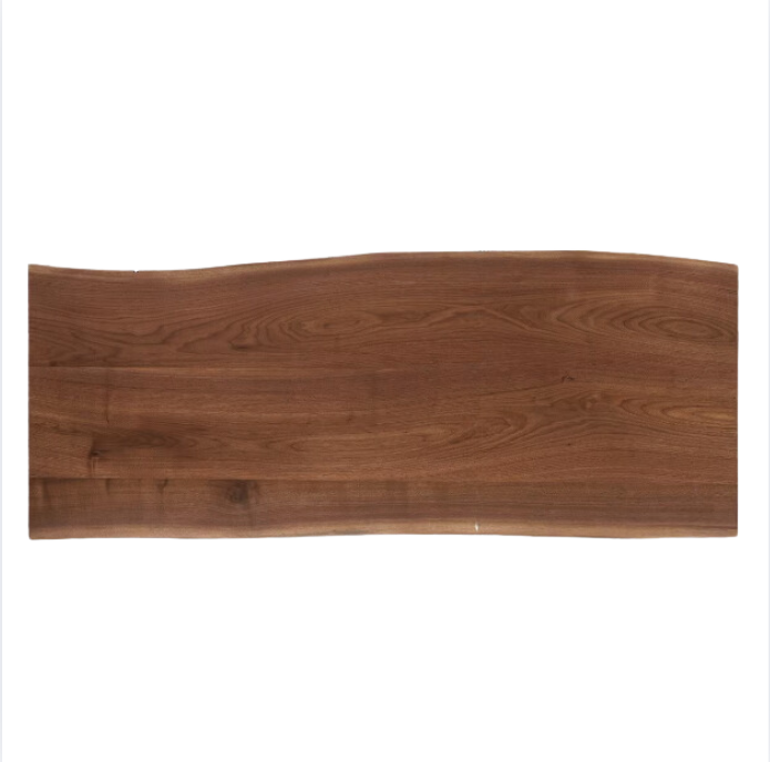 Premium Black Walnut Solid Wood Natural Edge Dining Table – Handcrafted Large Board for Rustic & Modern Home Decor – Perfect for Family Gatherings & Dinner Parties