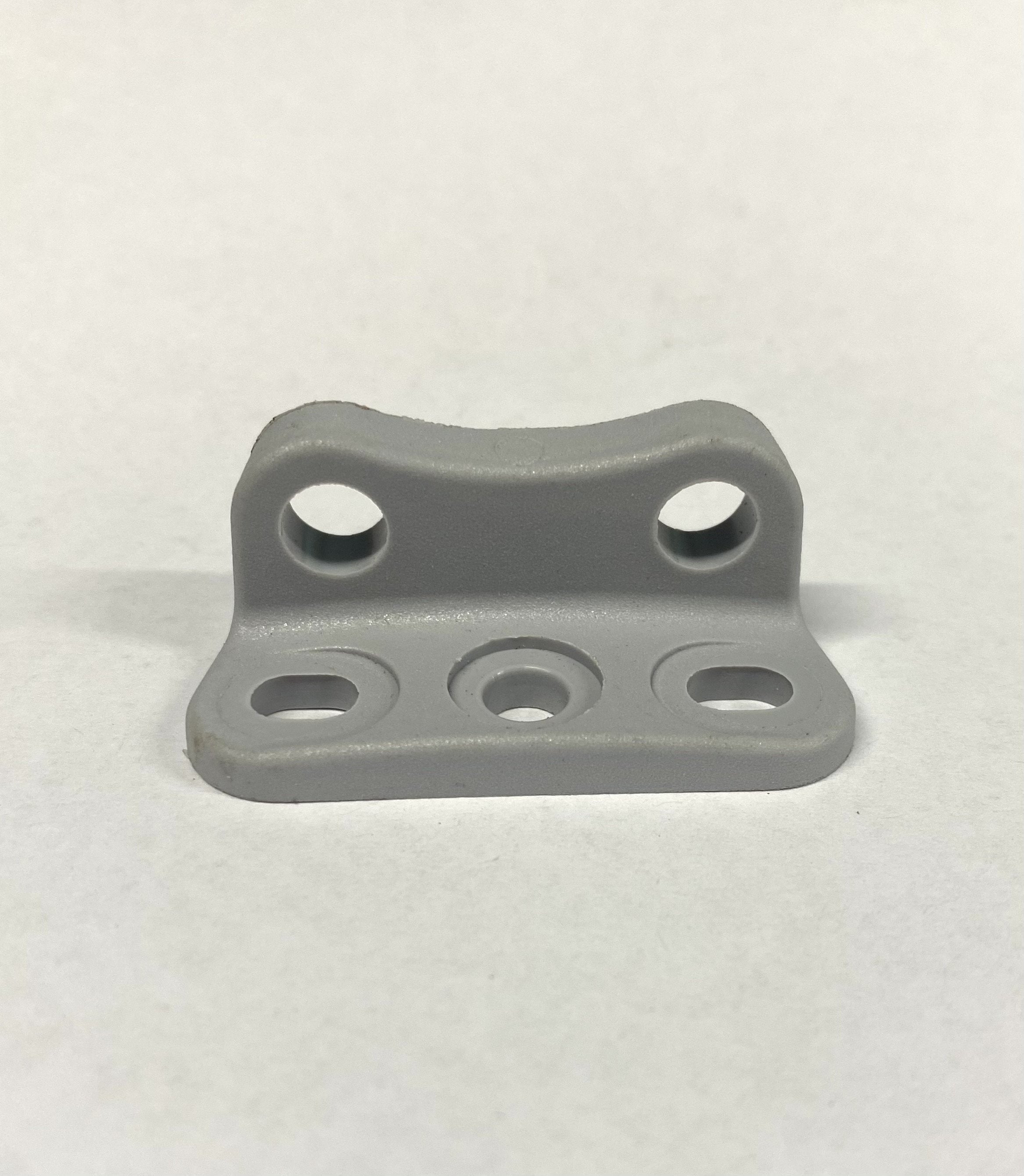 Heavy Duty Grey Plastic Mudflap Brackets - Universal Fit for Trucks & Trailers - Durable Splash Guard Mounting Hardware for Off-Road & Commercial Vehicles