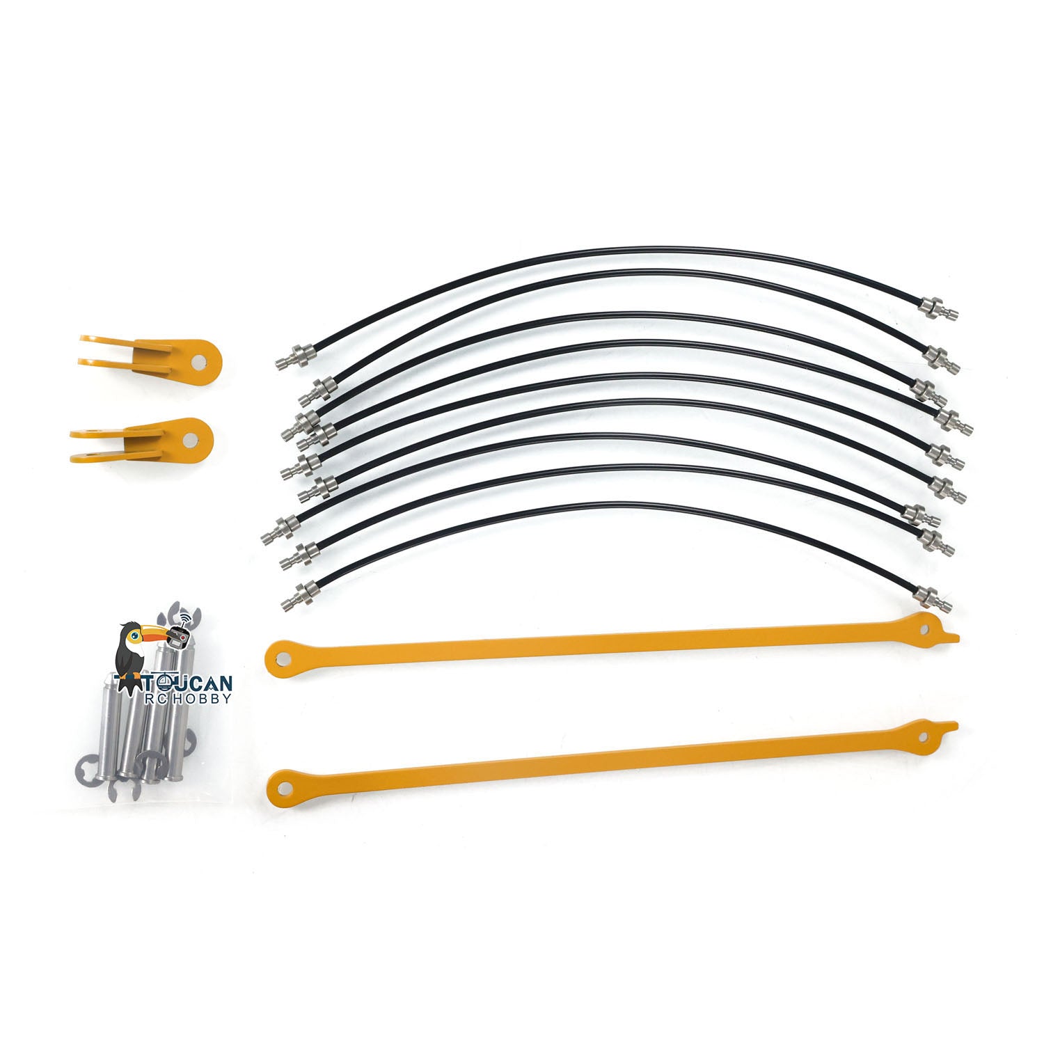 Eyewhale LTM1350 Superlift Y Wings - 1/14 Scale RC Hydraulic Crane Truck Upgrade Parts for DIY Model Building | Perfect for RC Construction Vehicle Enthusiasts & Scale Model Displays
