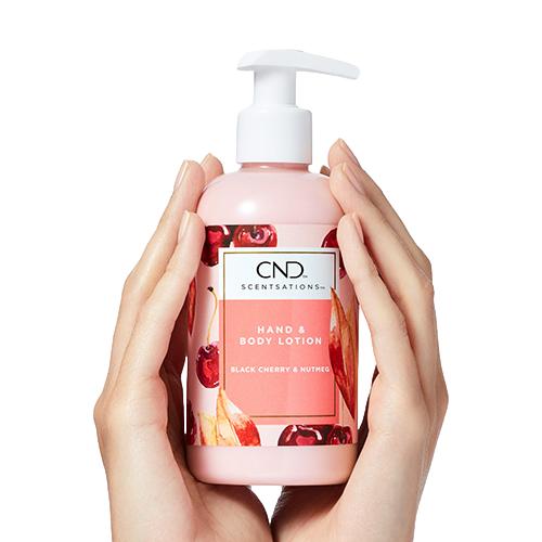 CND Scentsations Black Cherry & Nutmeg Moisturizing Lotion - Hydrating Body Cream for Dry Skin - Perfect for Daily Use & Spa Nights