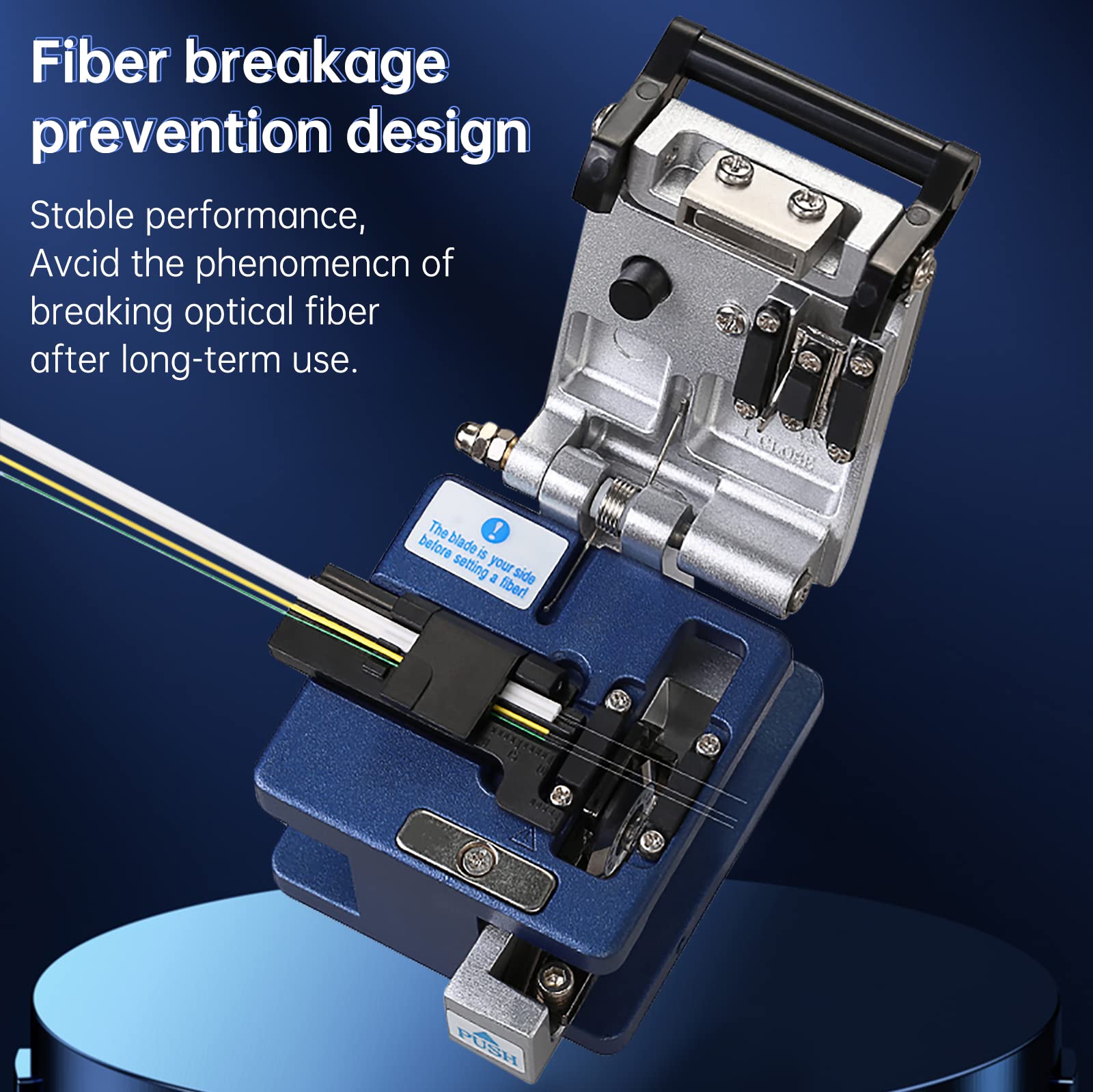 Professional Fiber Termination Kit - 30Km Visual Fault Locator & FTTH Fiber Optic Tool Set with Cleaver & Light Meter for CATV Engineering | Network Installation & Maintenance