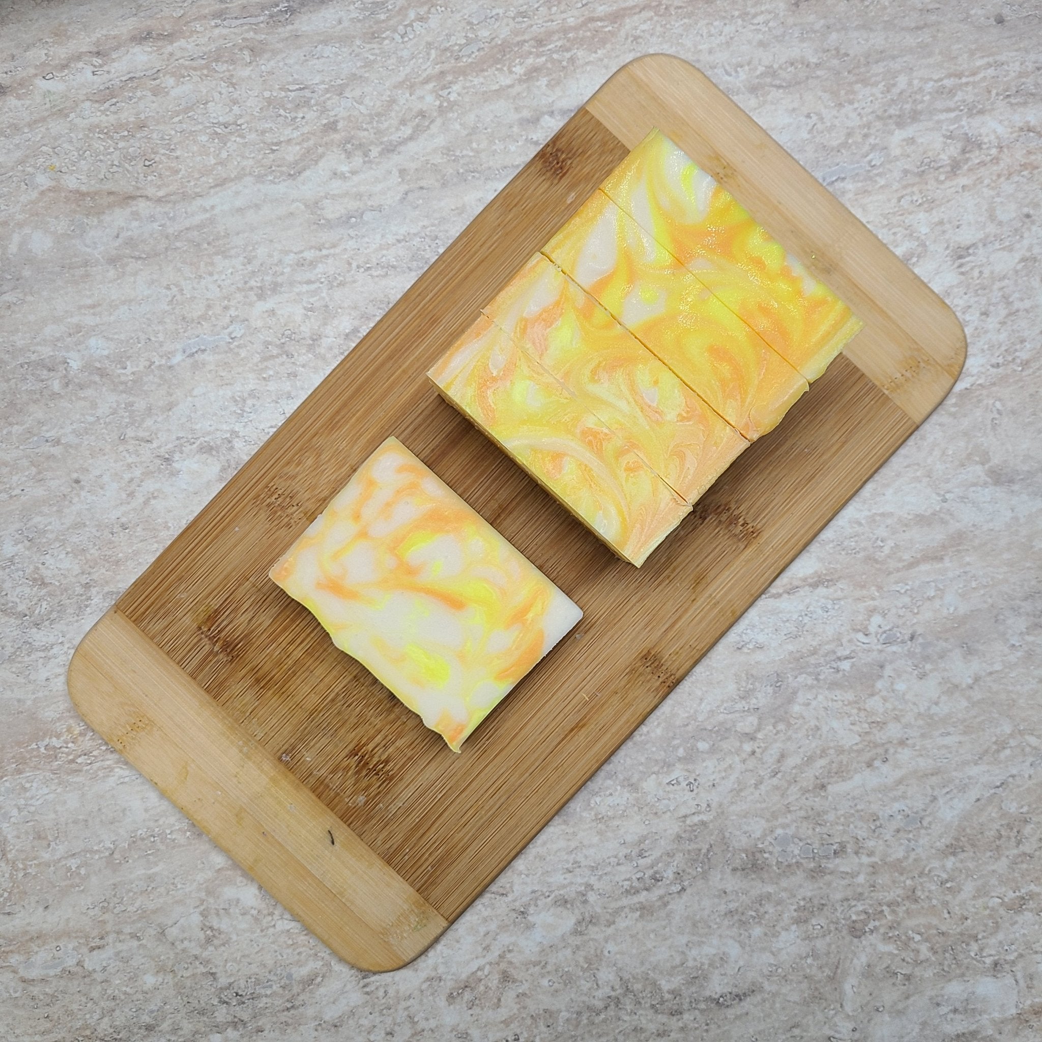 Sun Kissed Citrus Handmade Soap - Natural & Organic Bar Soap for Dry Skin - Perfect for Shower, Bath & Gift Giving