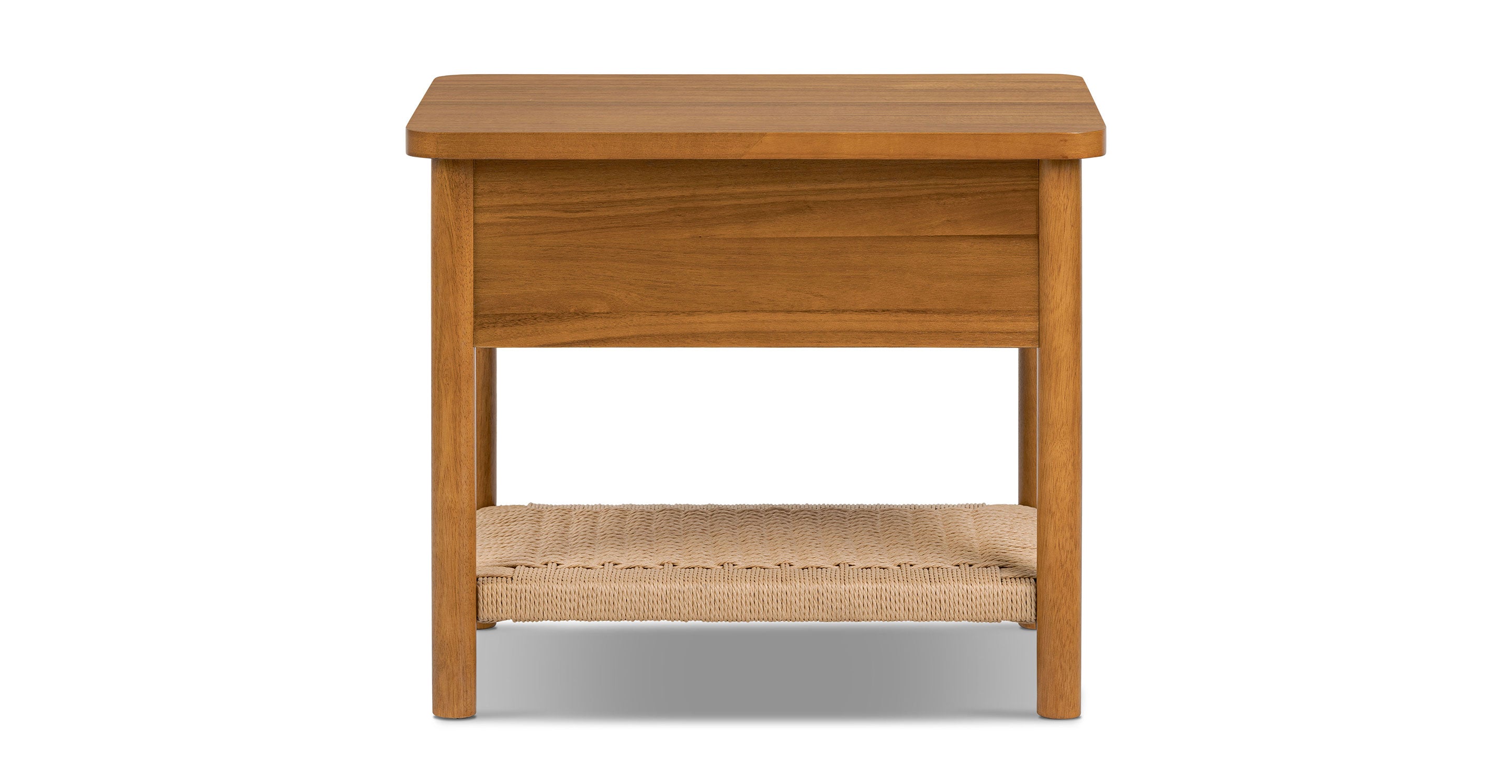 Modern Wooden Nightstand with Drawer - Stylish Bedside Table for Bedroom, Living Room, or Guest Room - Perfect for Storing Books, Lamps, and Bedroom Essentials
