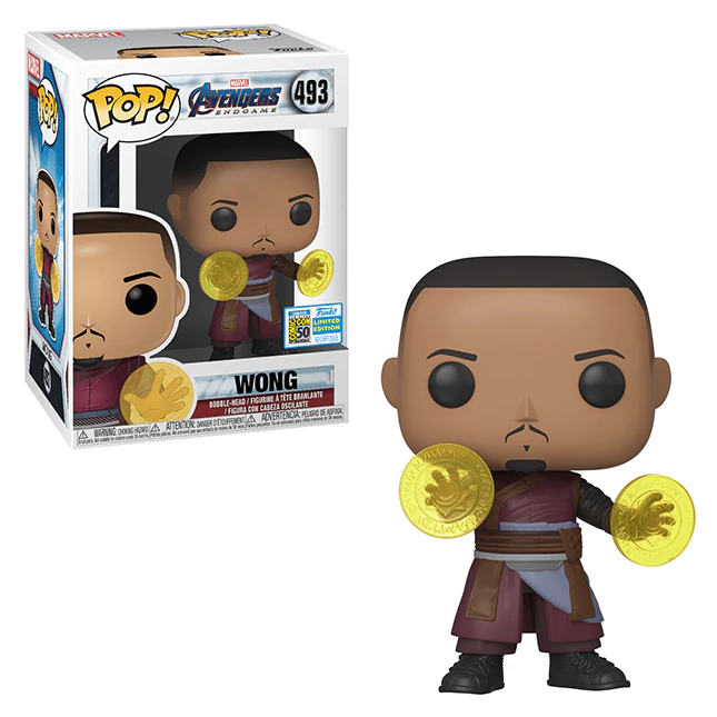 Funko Pop! Avengers Endgame Wong #493 SDCC 2019 Exclusive Collectible Vinyl Figure - Perfect for Marvel Fans, Comic Con Enthusiasts & Pop Culture Collectors