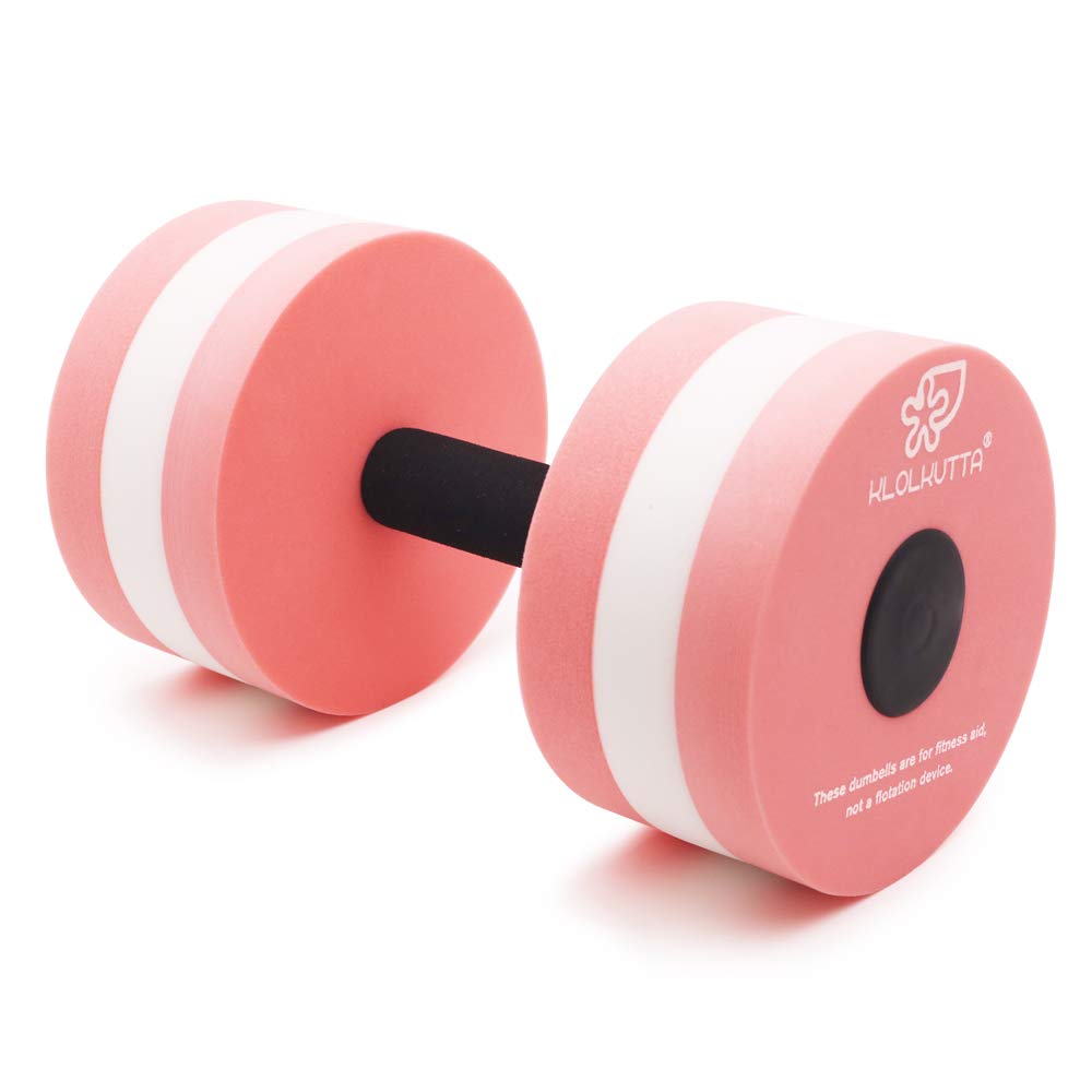 2PCS Water Aerobic Dumbbells - Foam Pool Resistance Training Equipment for Aqua Fitness, Swimming & Weight Loss - Perfect for Water Exercises, Hydrotherapy & Low-Impact Workouts