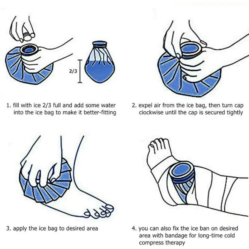 3PCS Reusable Hot & Cold Therapy Ice Packs for Knee, Neck Pain Relief – Flexible Gel Pads for Injuries, Migraines, Sports Recovery & Post-Surgery Care