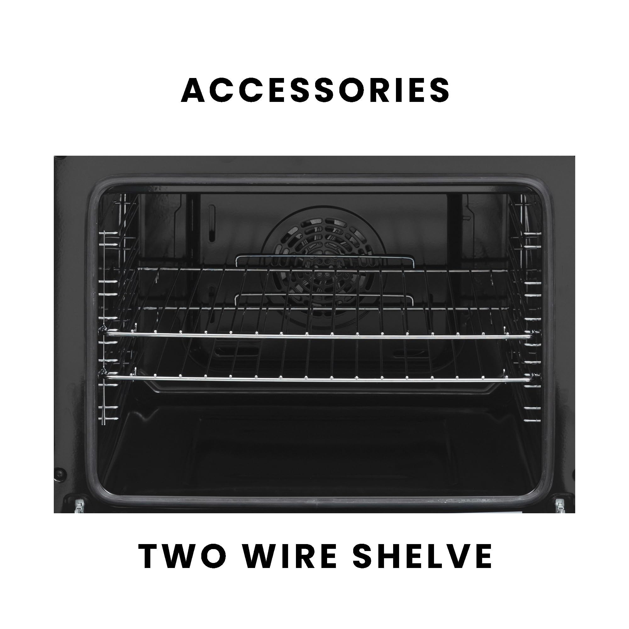 24-Inch Stainless Steel Electric Stove with Convection Oven, Air Fryer & Ceramic Cooktop - 4 Burner Kitchen Range for Baking, Roasting & Air Frying | Perfect for Home Chefs & Modern Kitchens (SS)