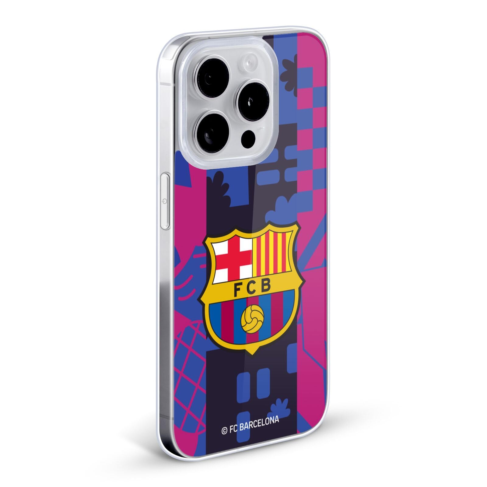 Head Case Designs FC Barcelona Third 2021/22 Crest iPhone 11 Pro Max Case - Durable Soft Gel Cover for Soccer Fans & Travel Protection