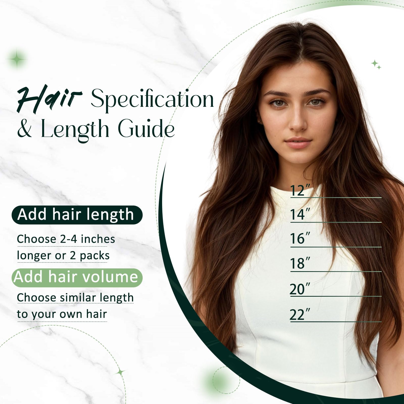 RUNATURE Clip in Hair Extensions 18 Inch - 7pcs 120g Real Human Remy Hair, Platinum Blonde, Double Weft Thick Hair Extensions for Women (Can Be Dyed) - Perfect for Parties, Weddings & Daily Styling