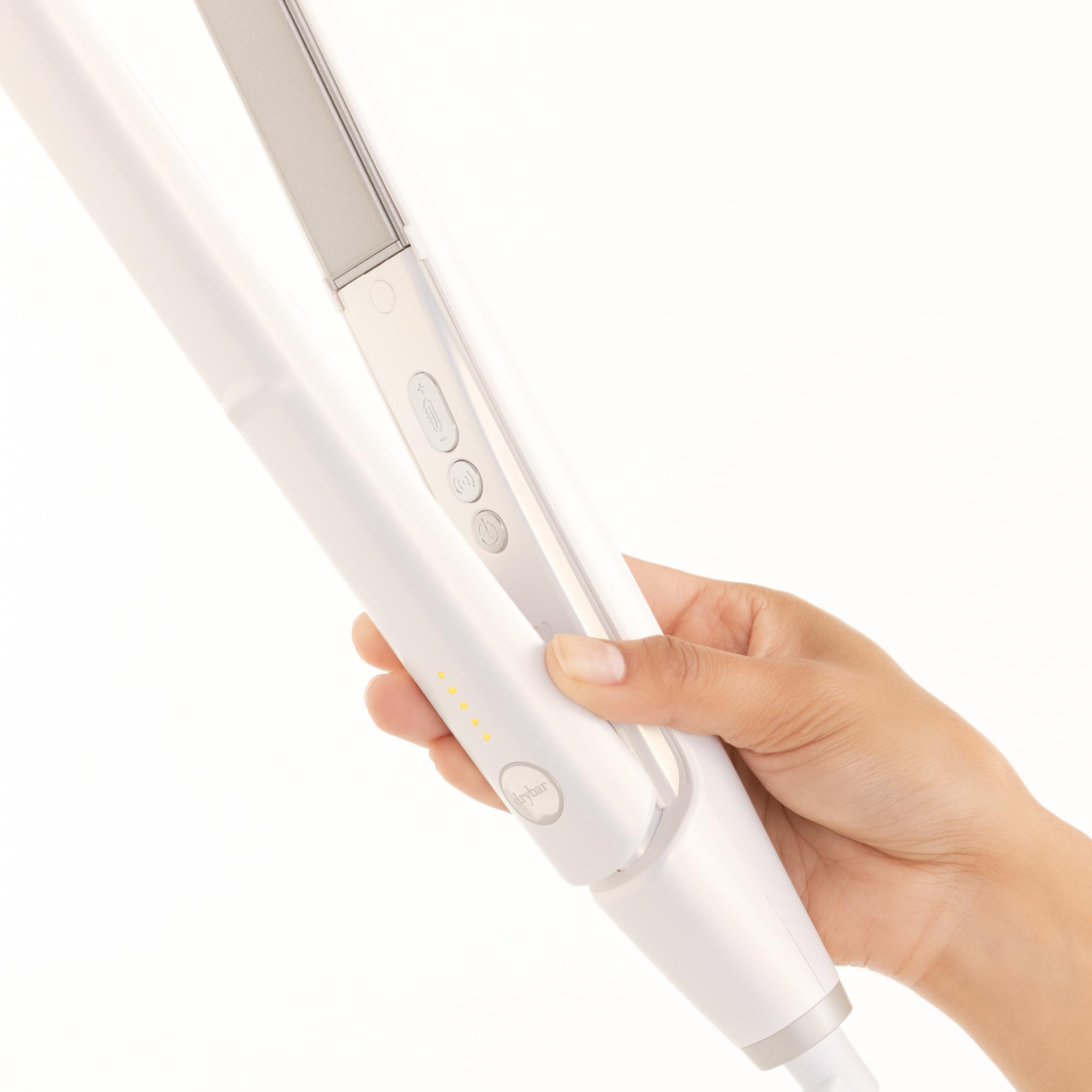 Drybar Reserve Vibrating Styling Iron - Professional Hair Straightener & Curling Wand for Smooth, Shiny Hair | Perfect for Home Use, Salon Styling & Travel