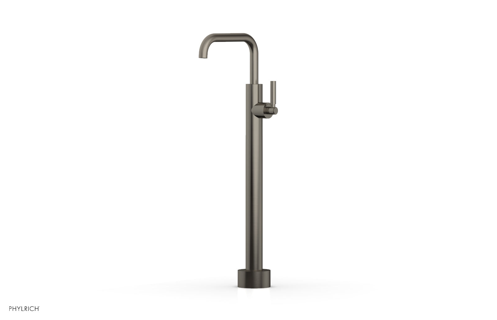 BASIC Low Floor Mount Tub Filler with Lever Handle - D130 45 04 - Durable Bathroom Faucet for Modern Showers & Bathtubs