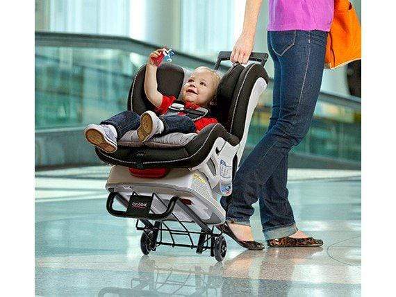 Britax Convertible Car Seat Travel Cart - Lightweight Stroller for Infant & Toddler Car Seats - Perfect for Airports, Shopping & Family Outings