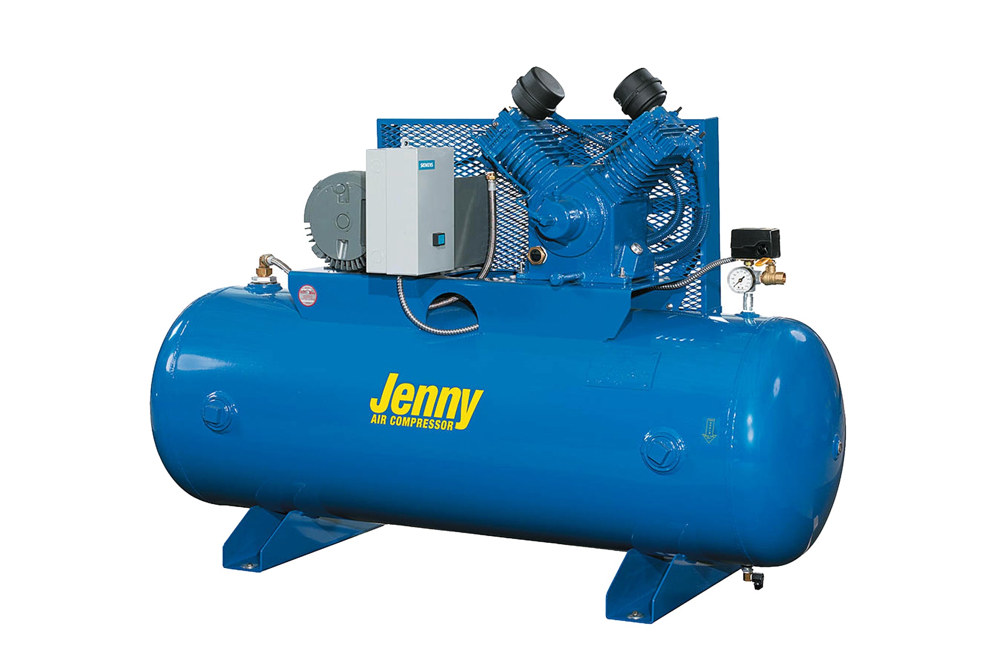 Jenny J5A 60 5HP 60 Gallon Single Stage Air Compressor - Powerful & Reliable for Home Garage, Woodworking, Auto Repair & DIY Projects