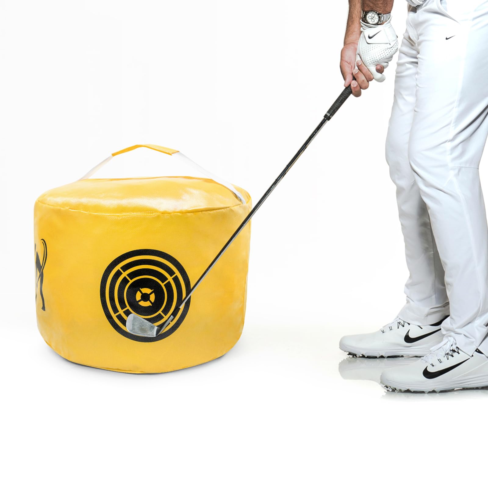 Golf Impact Bag - Portable Swing Trainer & Practice Tool for Beginners | Waterproof & Durable Golf Training Aid | Improve Swing Power & Accuracy | Perfect for Driving Range, Backyard & Indoor Practice