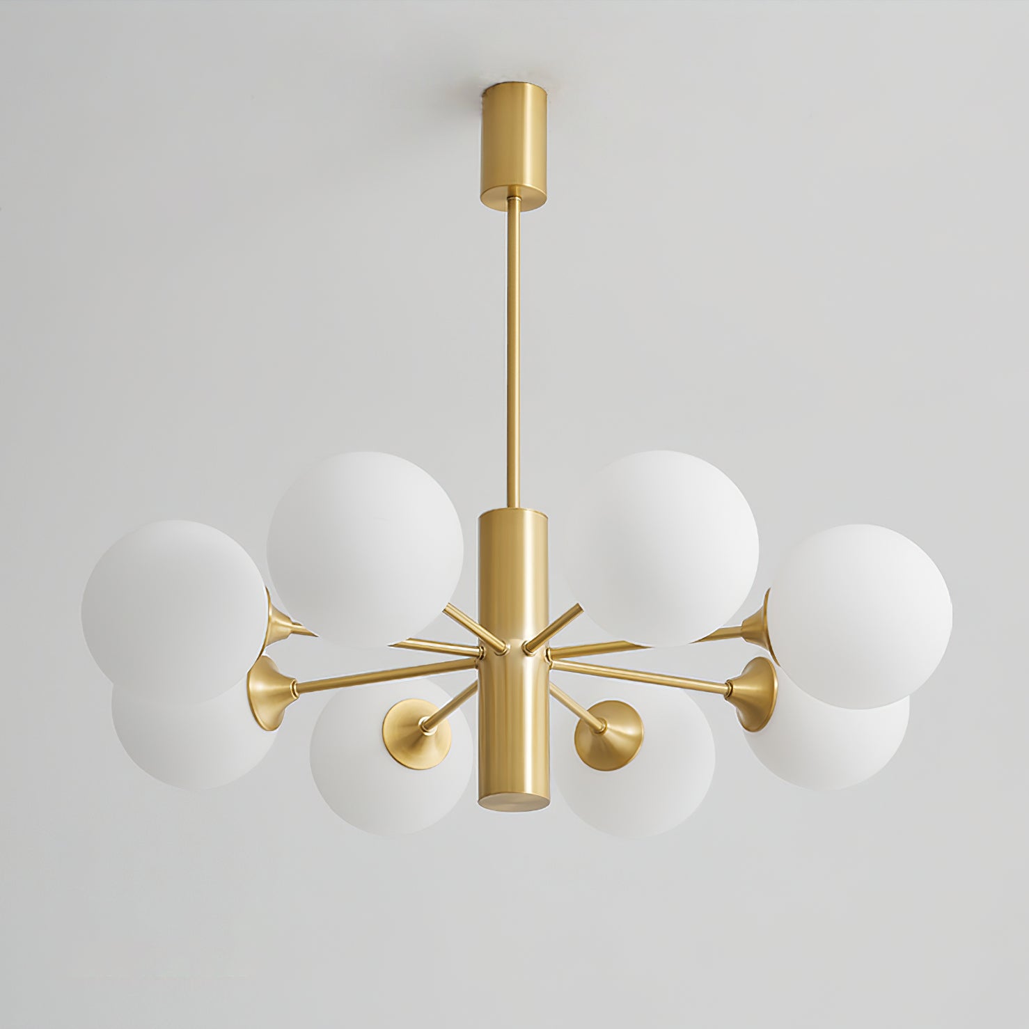 Stylish Bean Ball Chandelier - Modern Pendant Lighting Fixture for Dining Room, Bedroom & Living Room Decor
