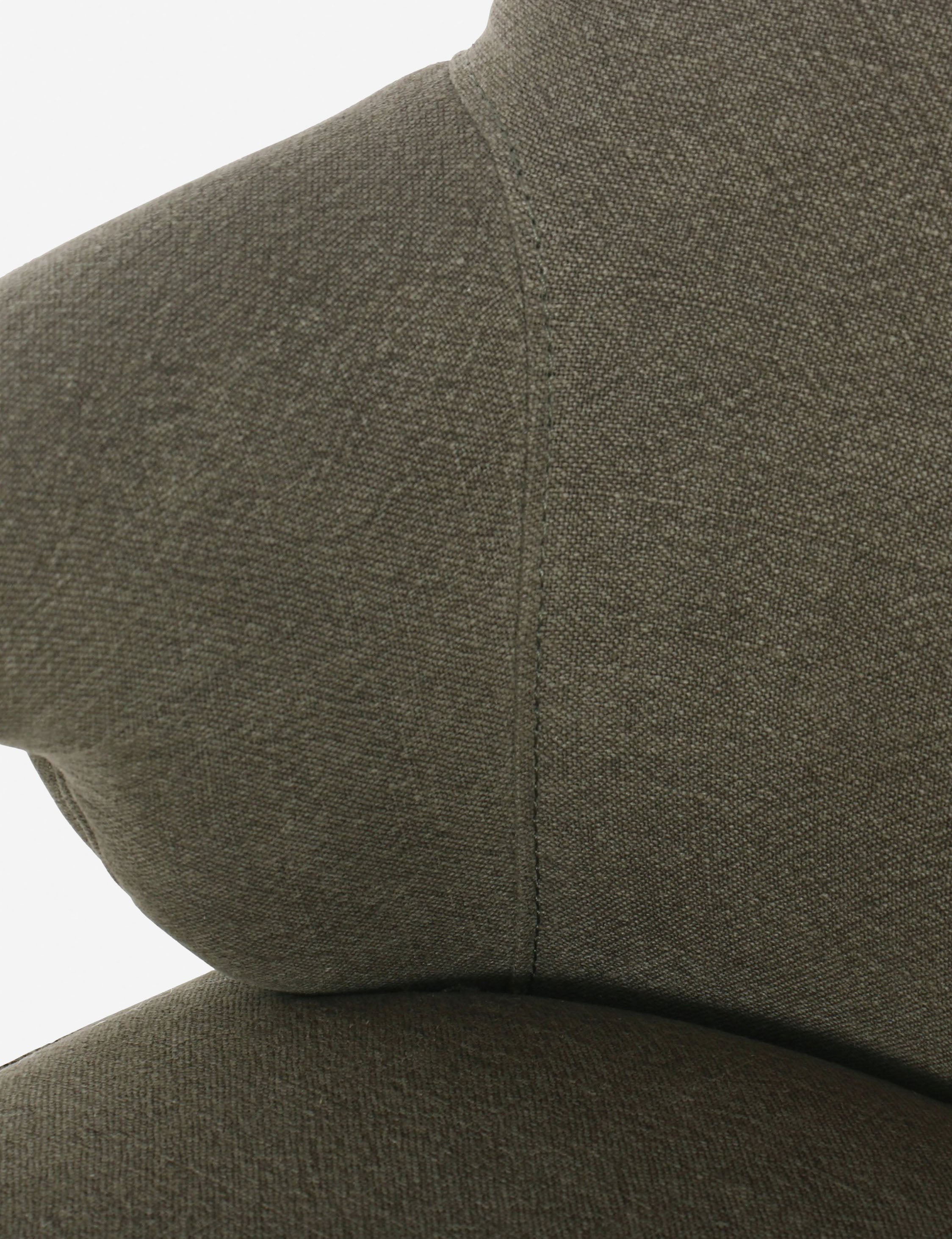 Brently Accent Chair by Amber Lewis x Four Hands - Modern Upholstered Lounge Chair for Living Room, Bedroom & Office - Perfect for Reading Nook, Conversation Area or Home Decor