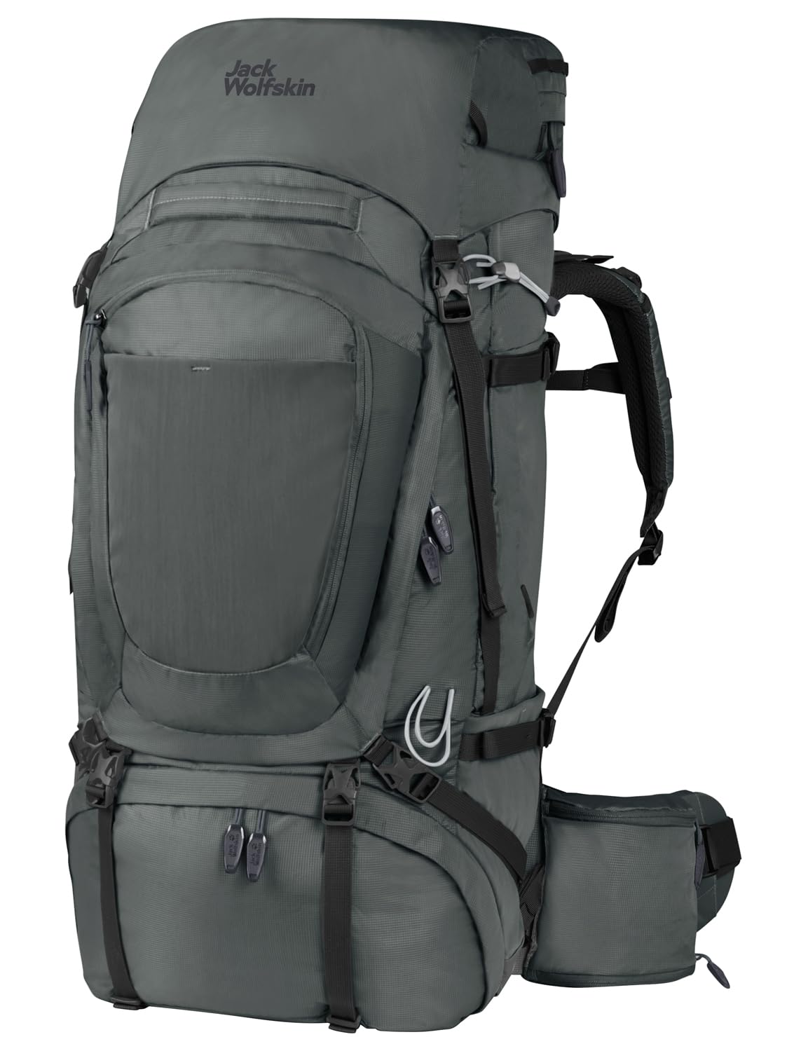 Jack Wolfskin Women's Denali 65+10 Hiking Backpack - Lightweight Travel & Trekking Pack for Outdoor Adventures, Camping & Backpacking