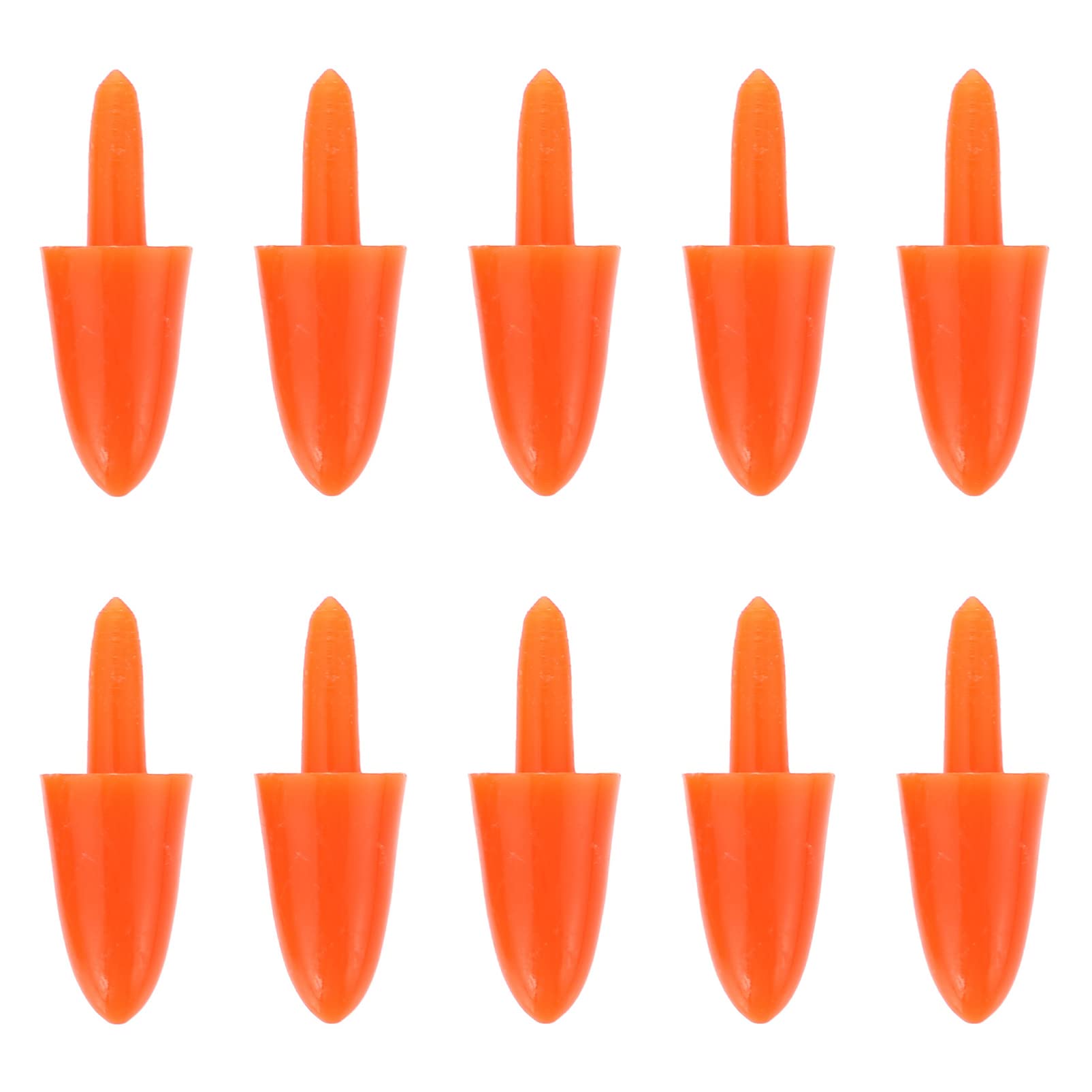 200pcs Plastic Snowman Noses - DIY Christmas Craft Accessories for Holiday Snowman Making, Decorations & Winter Party Favors - Perfect for Christmas Tree Ornaments, Winter Crafts & Kids' Holiday Activities