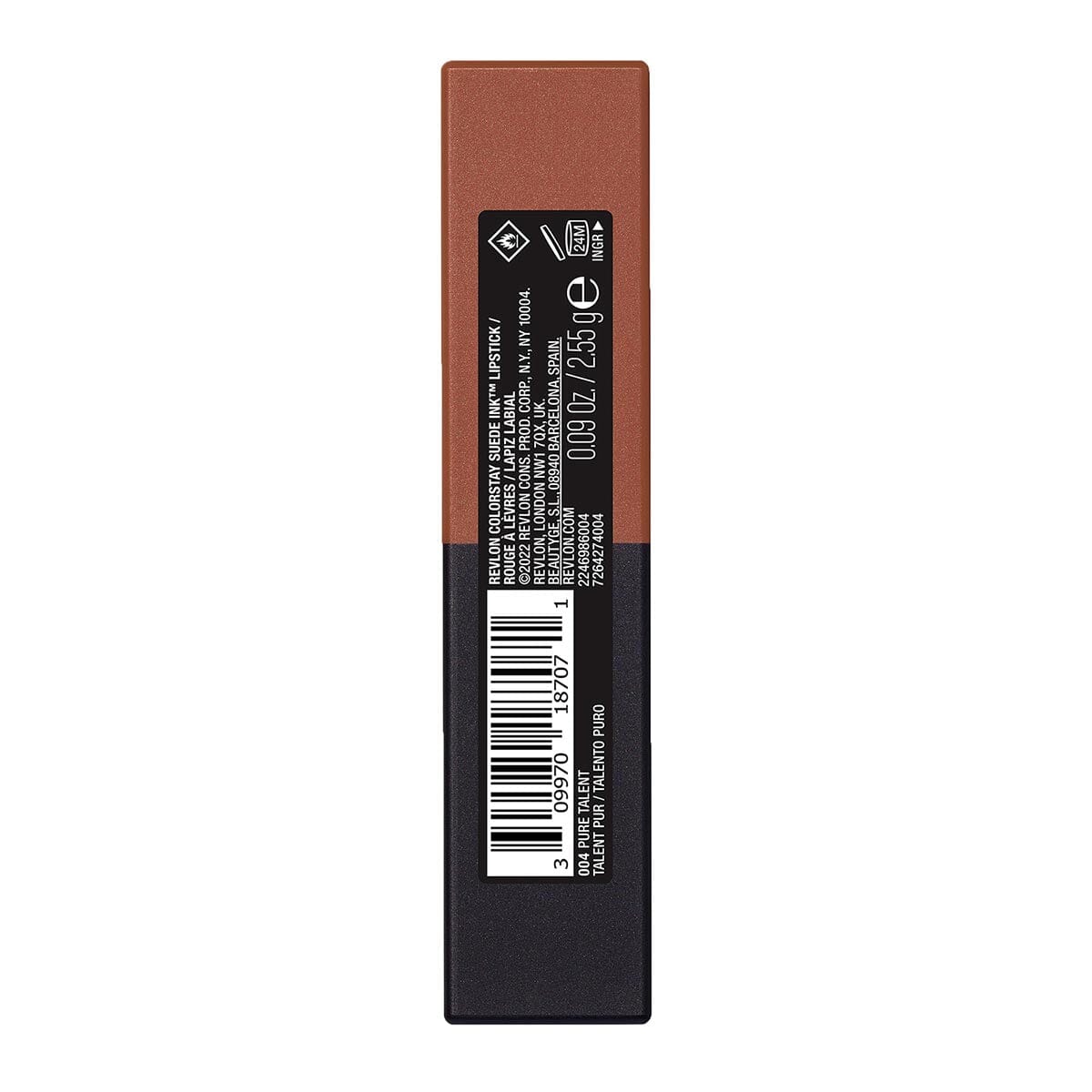 Revlon ColorStay Suede Ink Liquid Lipstick - Long Lasting Matte Finish, Shade 004 Pure Talent - Perfect for Everyday Wear & Special Occasions