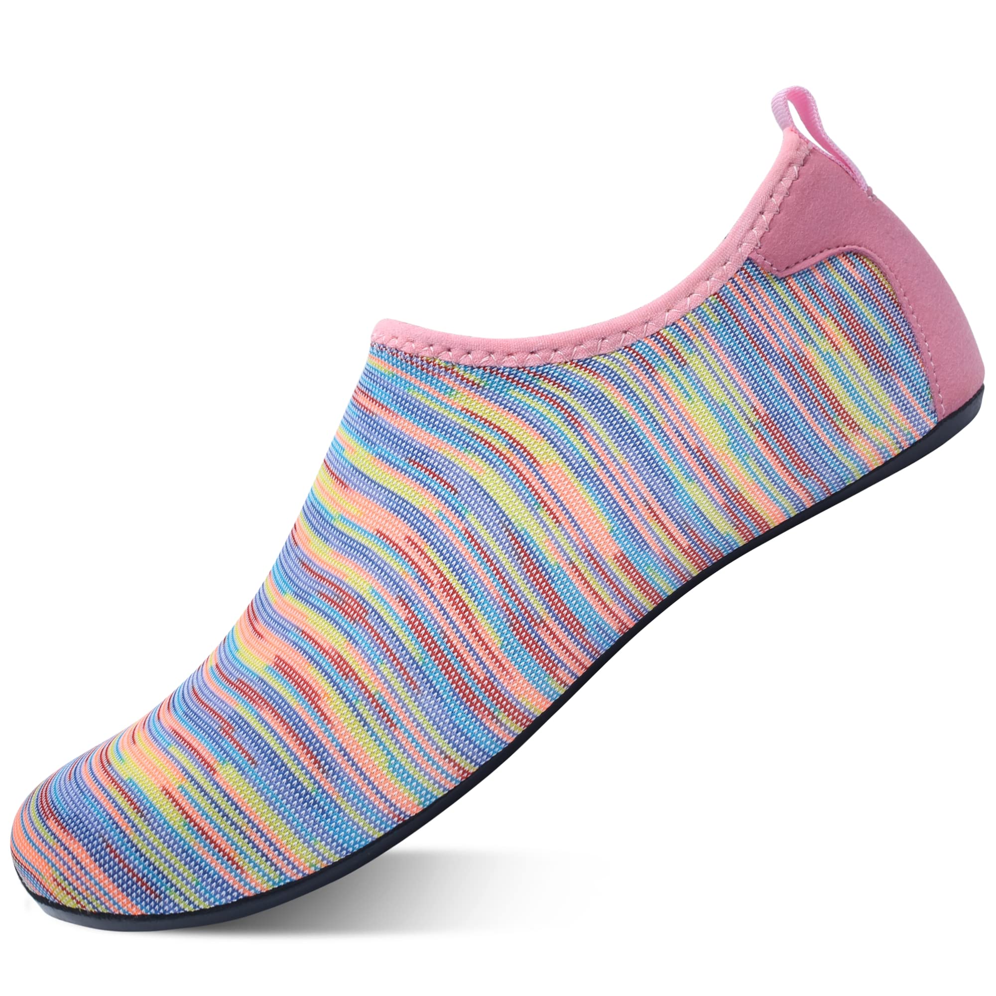 QACOHU Barefoot Water Shoes for Women & Men - Quick-Dry Swim Shoes for Diving, Surfing, Swimming, Beach & Yoga - Lightweight Aqua Socks for Pool, Water Park & Outdoor Activities
