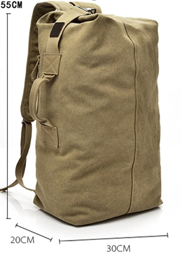 Classic Heavy Duty Canvas Duffel Bag - Waterproof Travel Gym Sports Duffle for Men & Women - Perfect for Camping, Workouts, Weekend Getaways