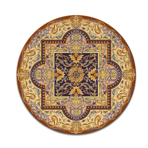 Vintage Oriental Brown Persian Floral Rug