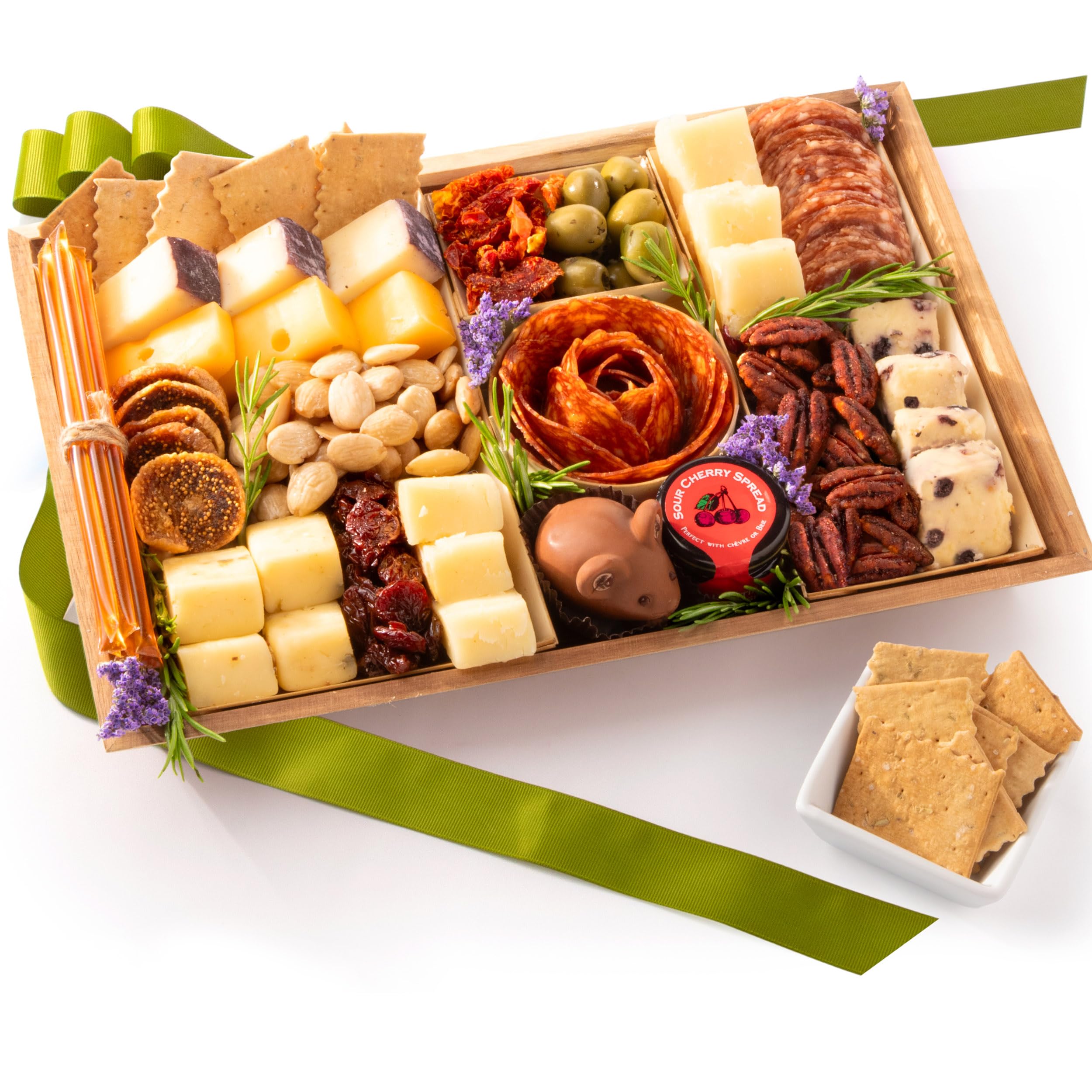 Premium Nibble Charcuterie Board - Ready-to-Eat Gourmet Meat & Cheese Platter for 4-5 People | Perfect for Birthdays, Christmas, Holidays & Corporate Gifts | Elegant Entertaining & Party Appetizer