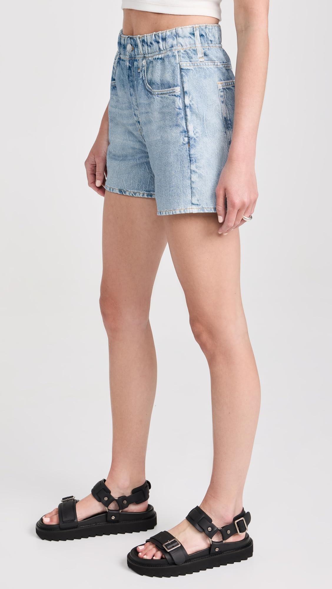 rag & bone Women's Miramar Walking Shorts - High Waisted Casual Summer Shorts for Women | Perfect for Travel, Hiking & Everyday Wear