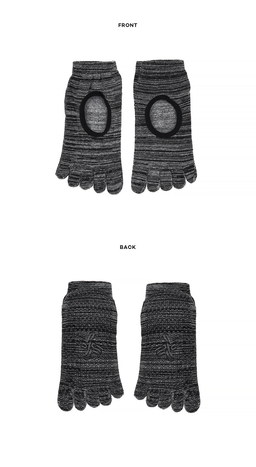 Breathable Toe Socks for Women & Men - 5 Toe Separator Design for Yoga, Running & Sports - Comfortable Non-Slip Socks for Barefoot Shoes & Daily Wear